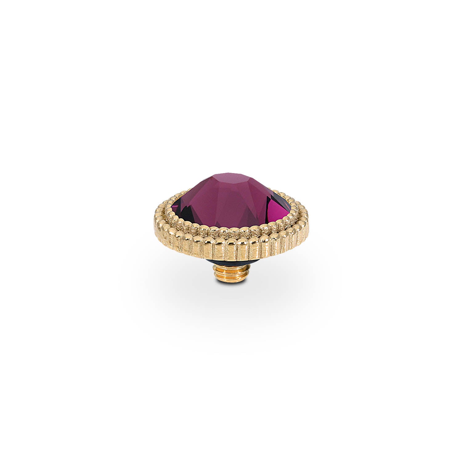 Fabero Flat Top 10 mm - Gold amethyst