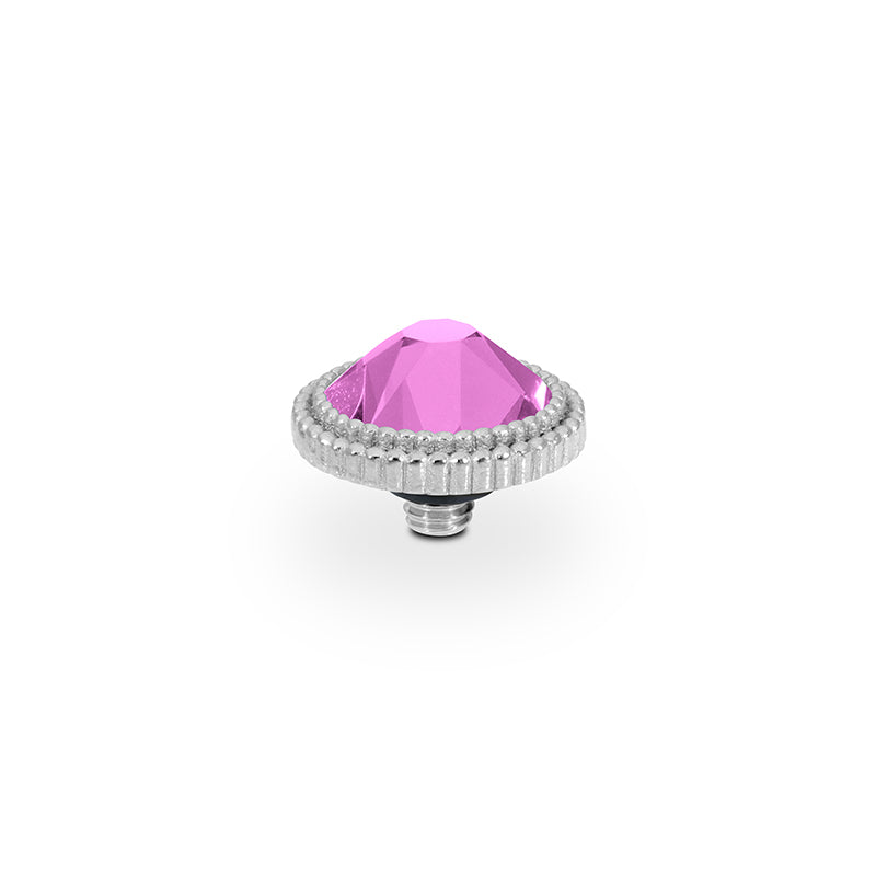 Fabero Flat Top 10 mm - Gold Crystal Orchid Ignite
