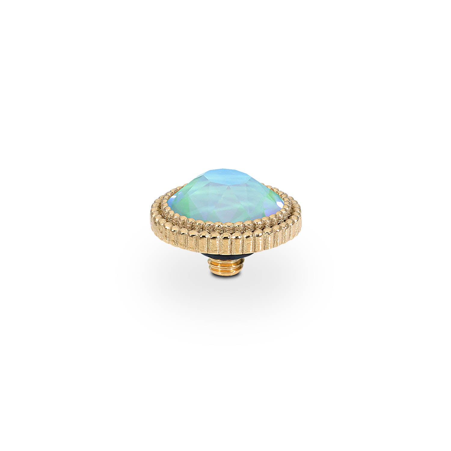 Fabero Flat Top 10 mm - Gold silky sage delite