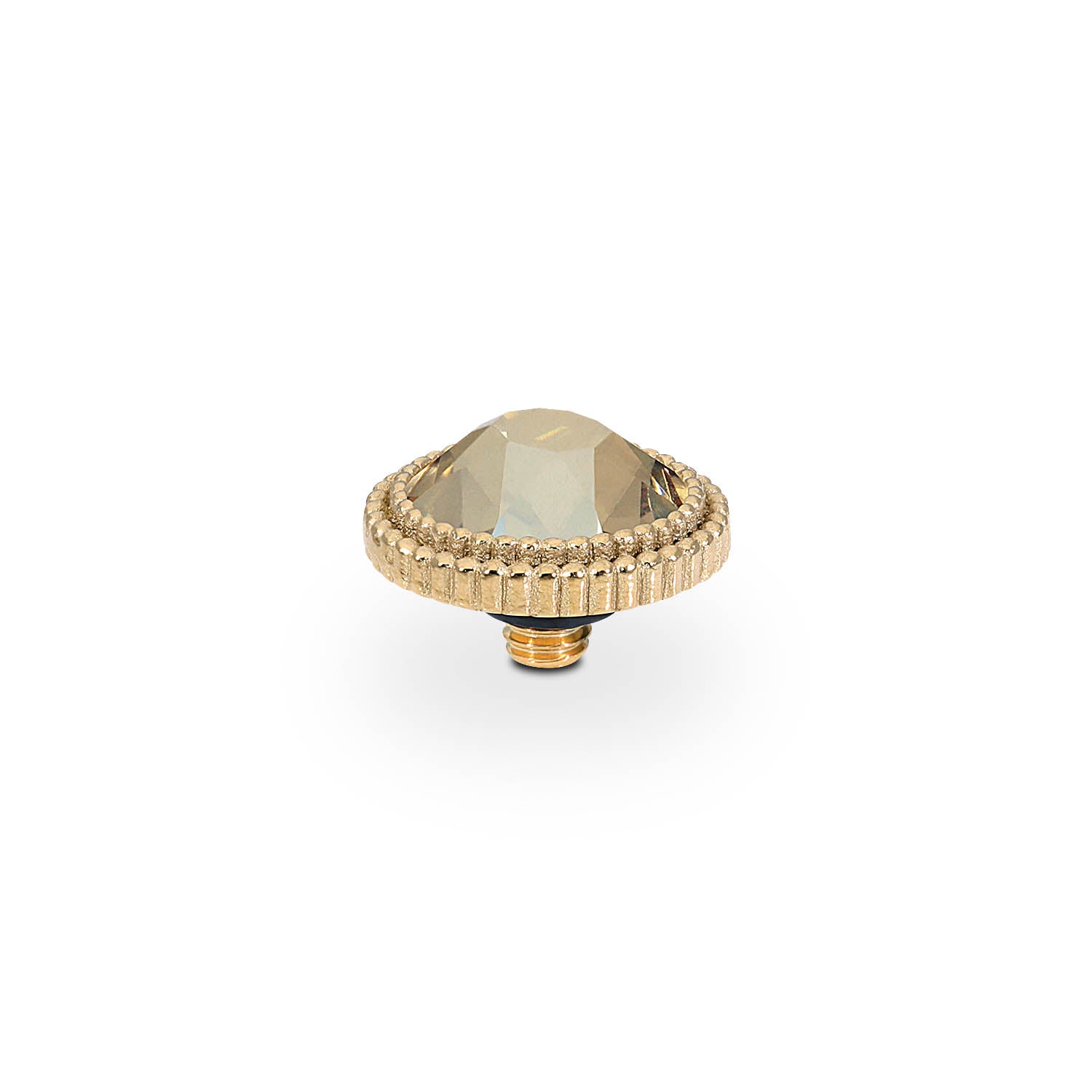 Fabero Flat Top 10 mm - Gold golden shadow