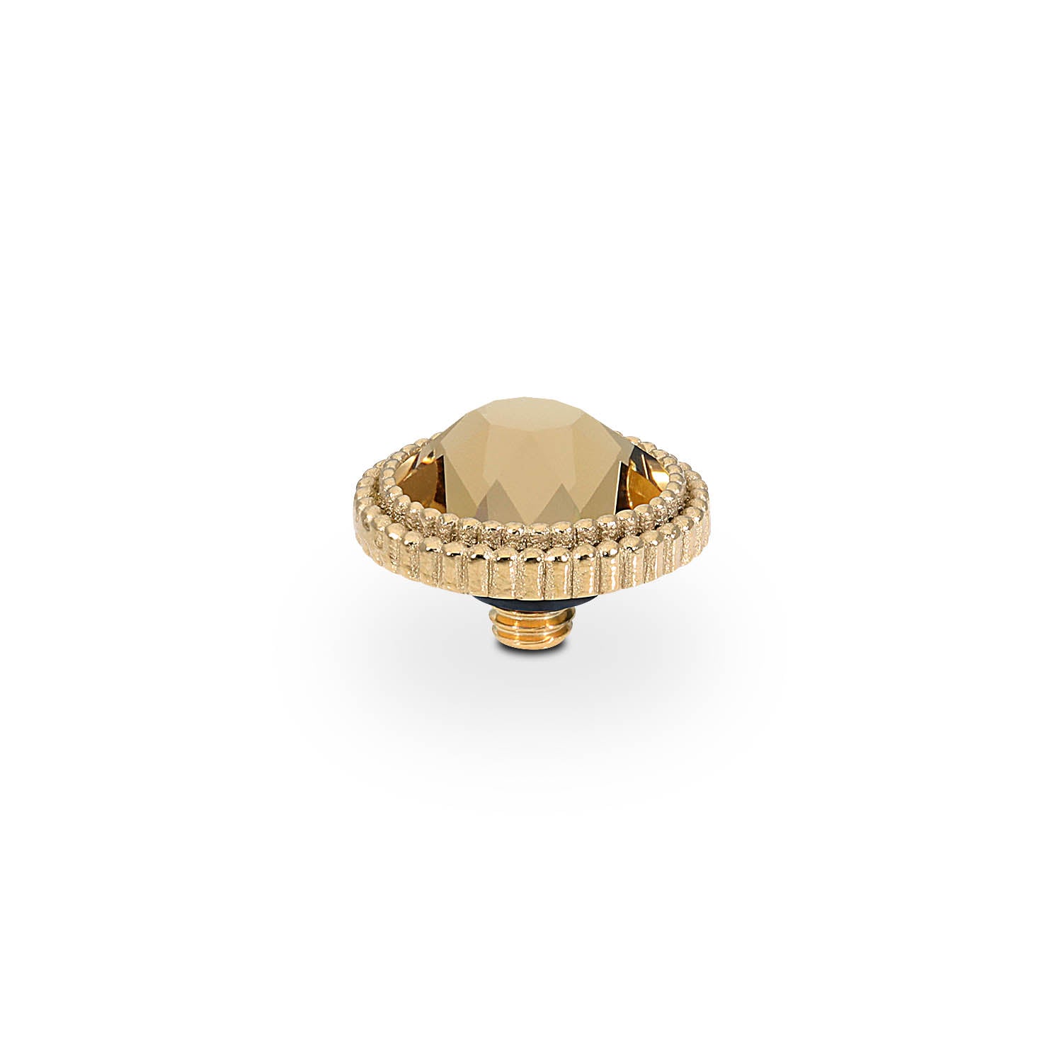 Fabero Flat Top 10 mm - Gold light colorado topaz