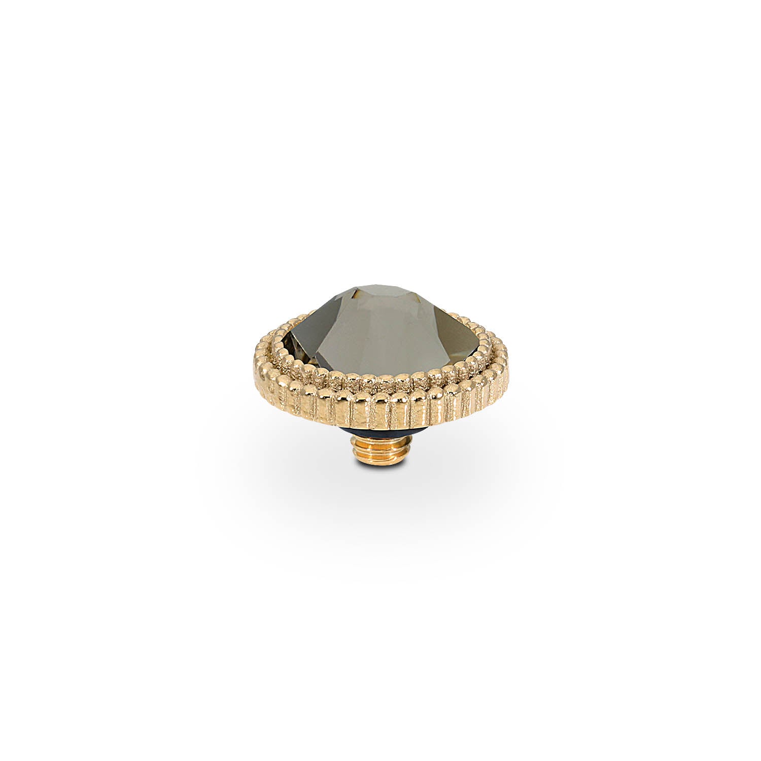 Fabero Flat Top 10 mm - Gold Greige