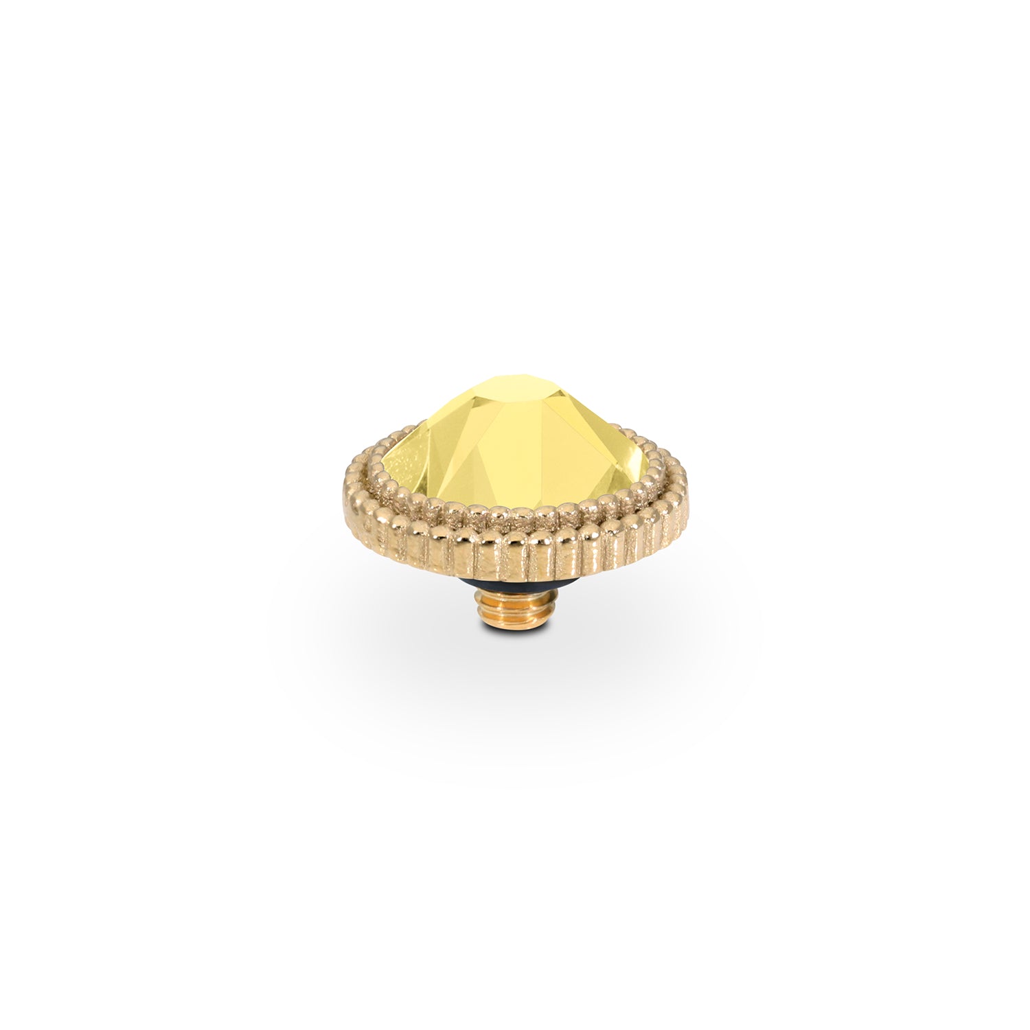 Fabero Flat Top 10 mm - Gold Recreated Dark Jonquil