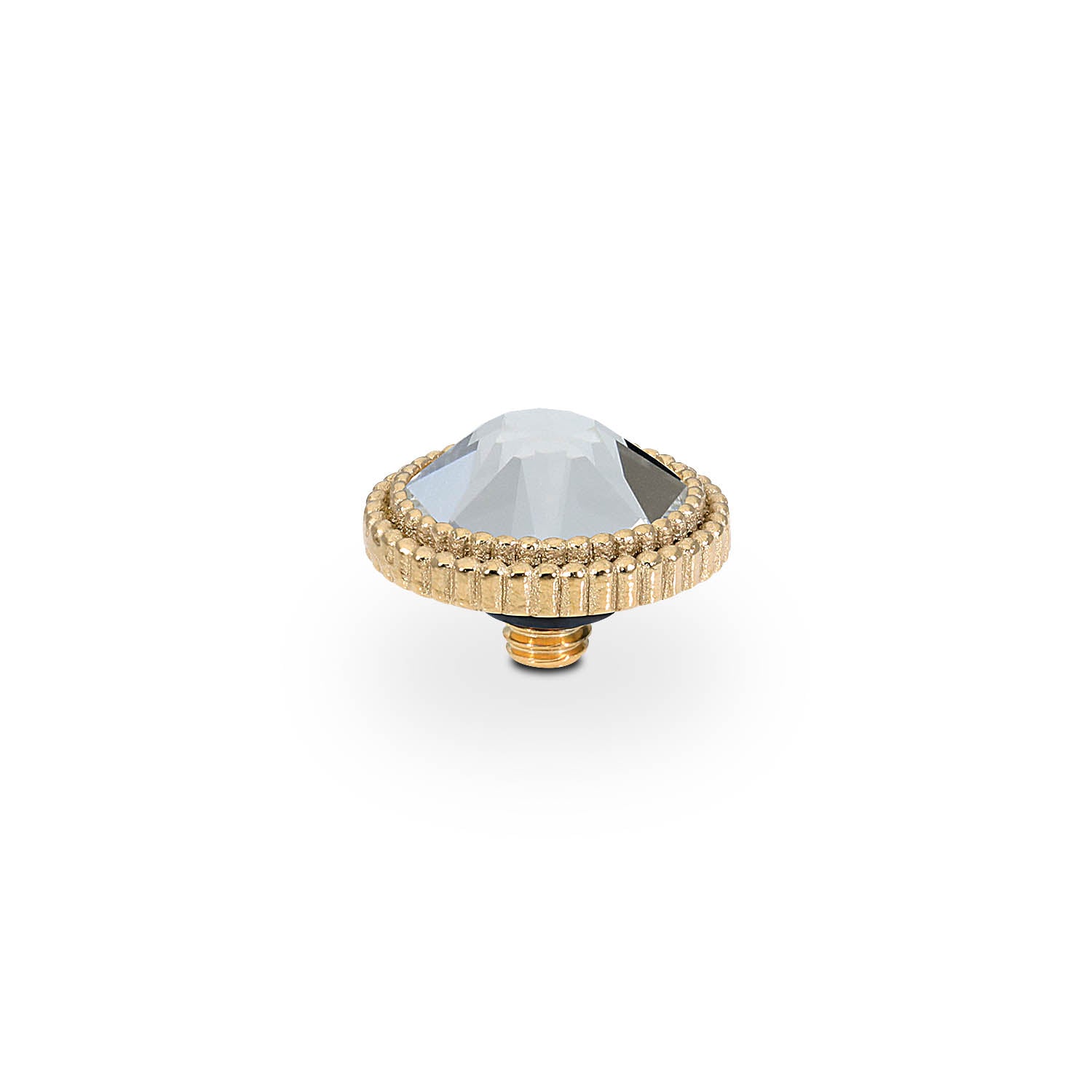 Fabero Flat Top 10 mm - Gold crystal