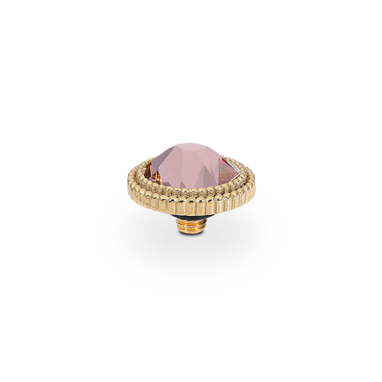 Fabero Flat Top 10 mm - Gold vintage rose