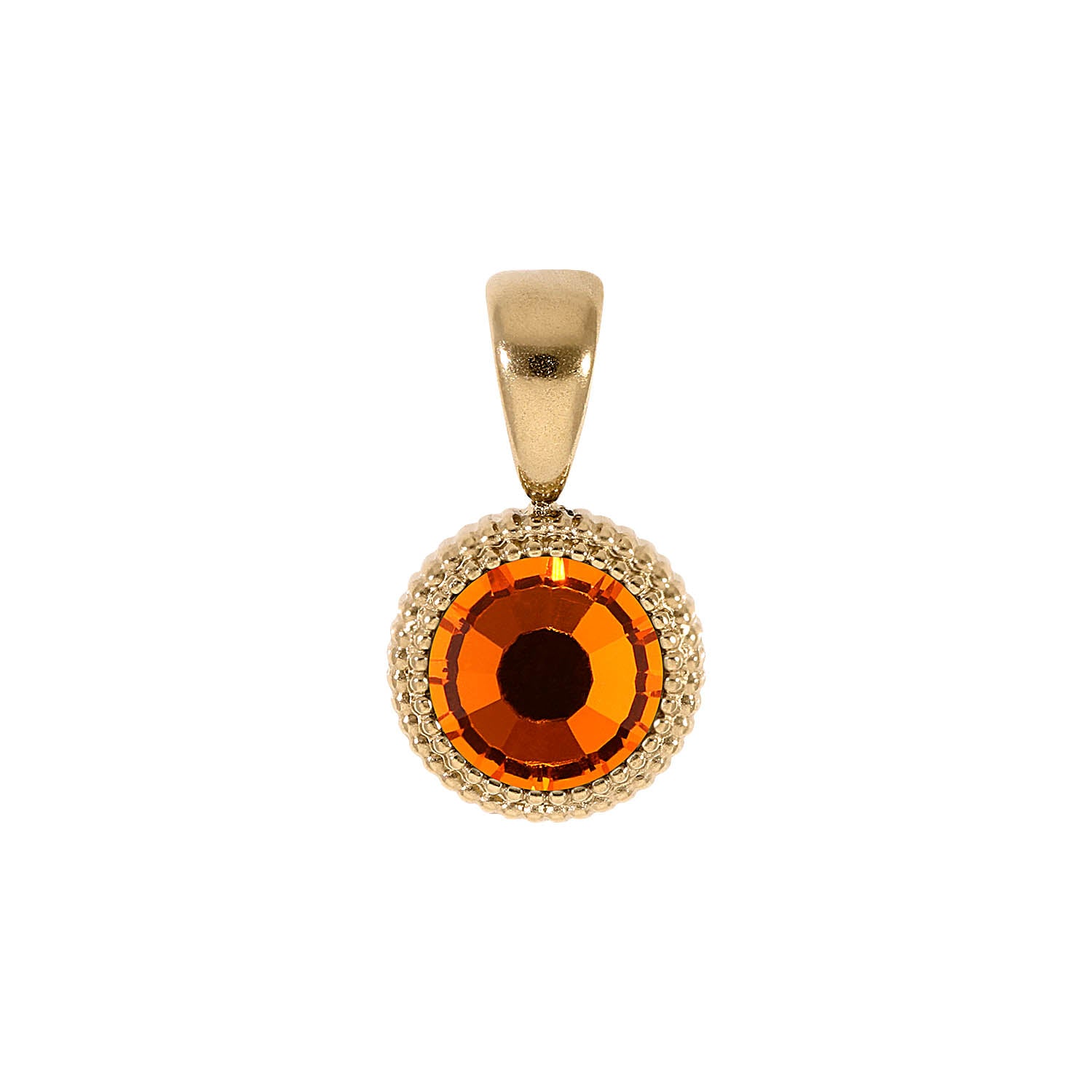 Fabero Flat Anhänger 10 mm - Gold sun