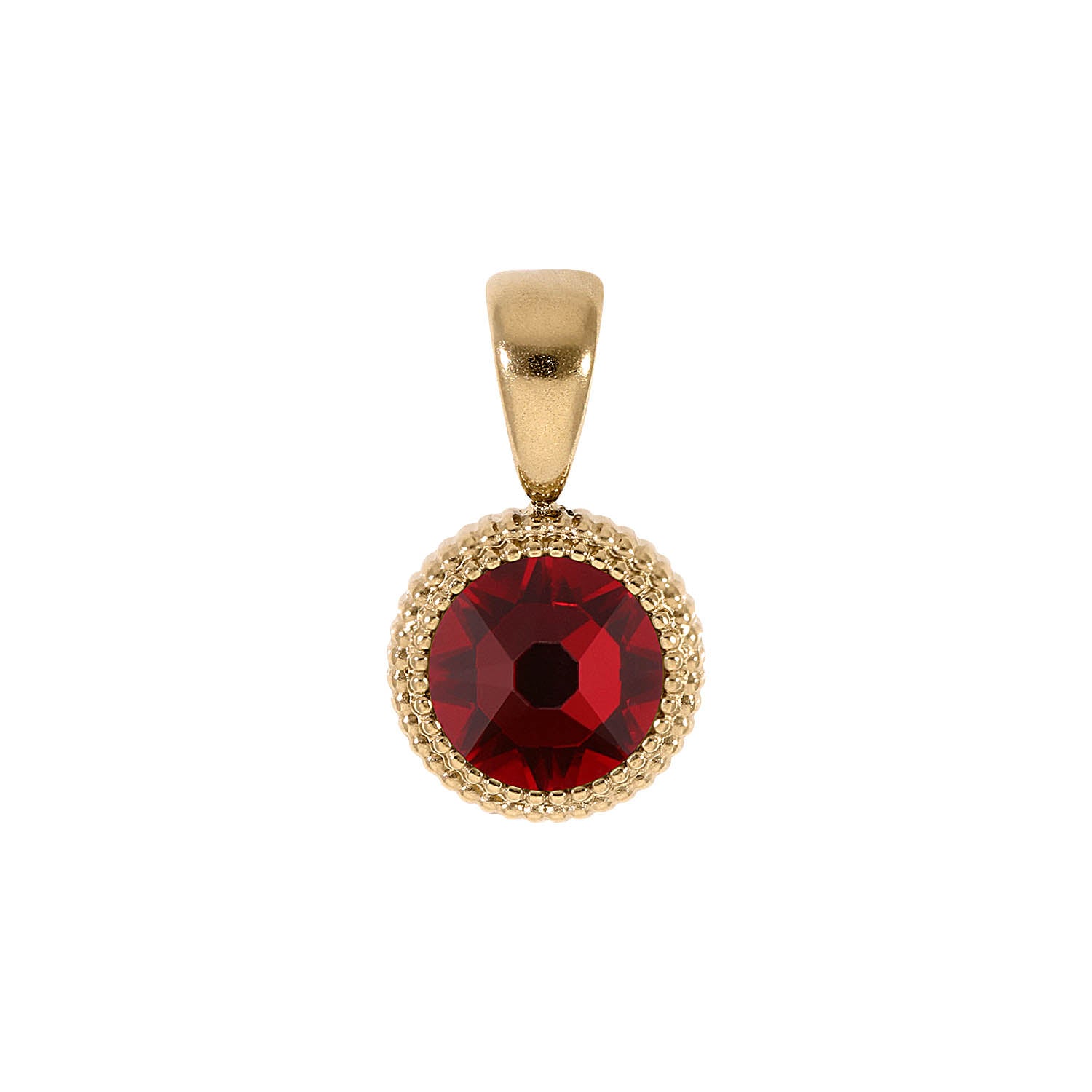 Fabero Flat Anhänger 10 mm - Gold Siam