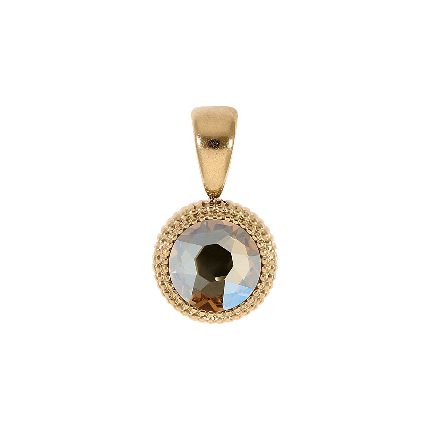 Fabero Flat Anhänger 10 mm - Gold golden shadow