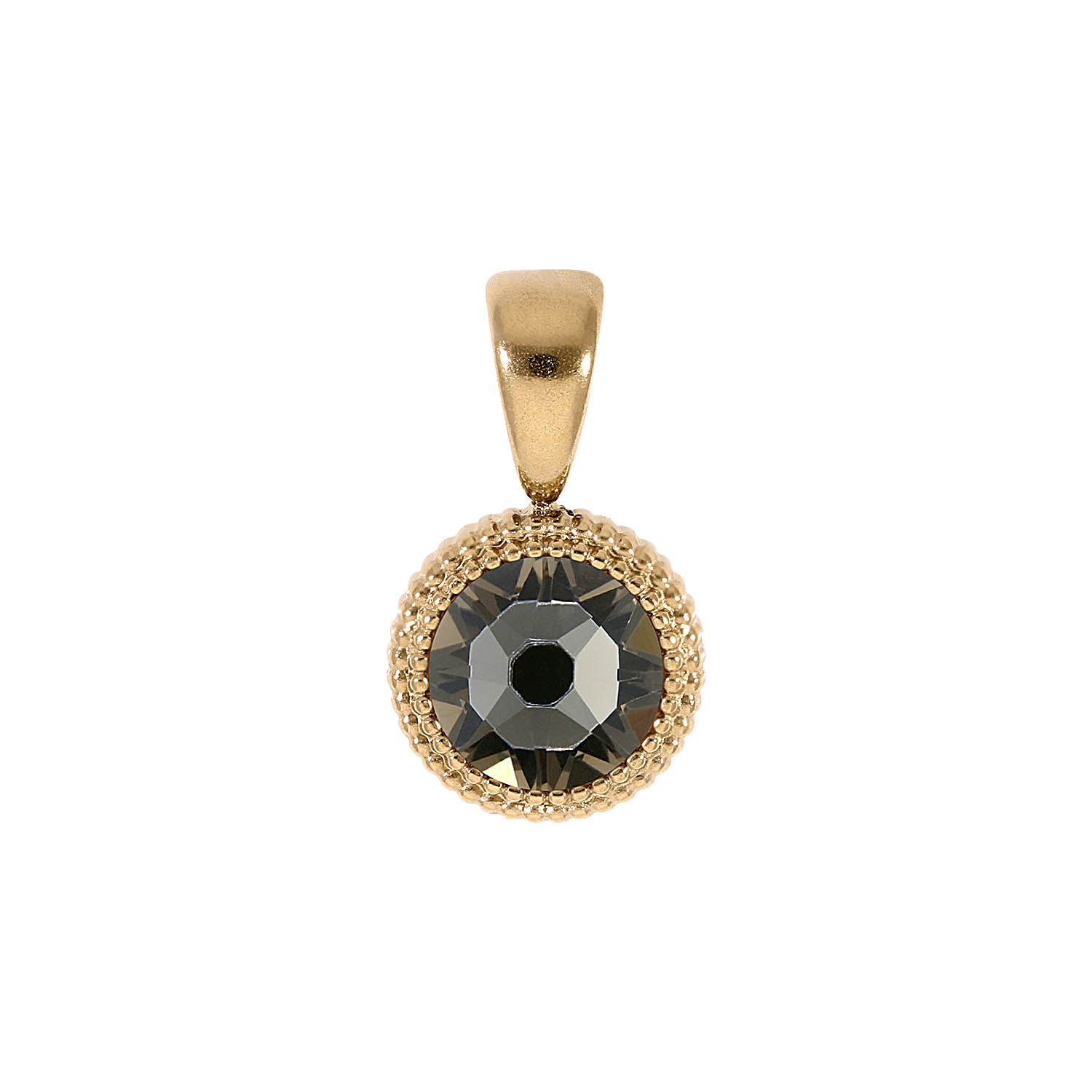 Fabero Flat Anhänger 10 mm - Gold Greige
