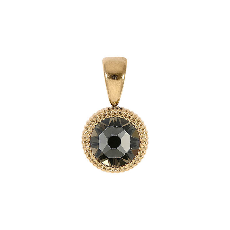 Fabero Flat Anhänger 10 mm - Gold Greige