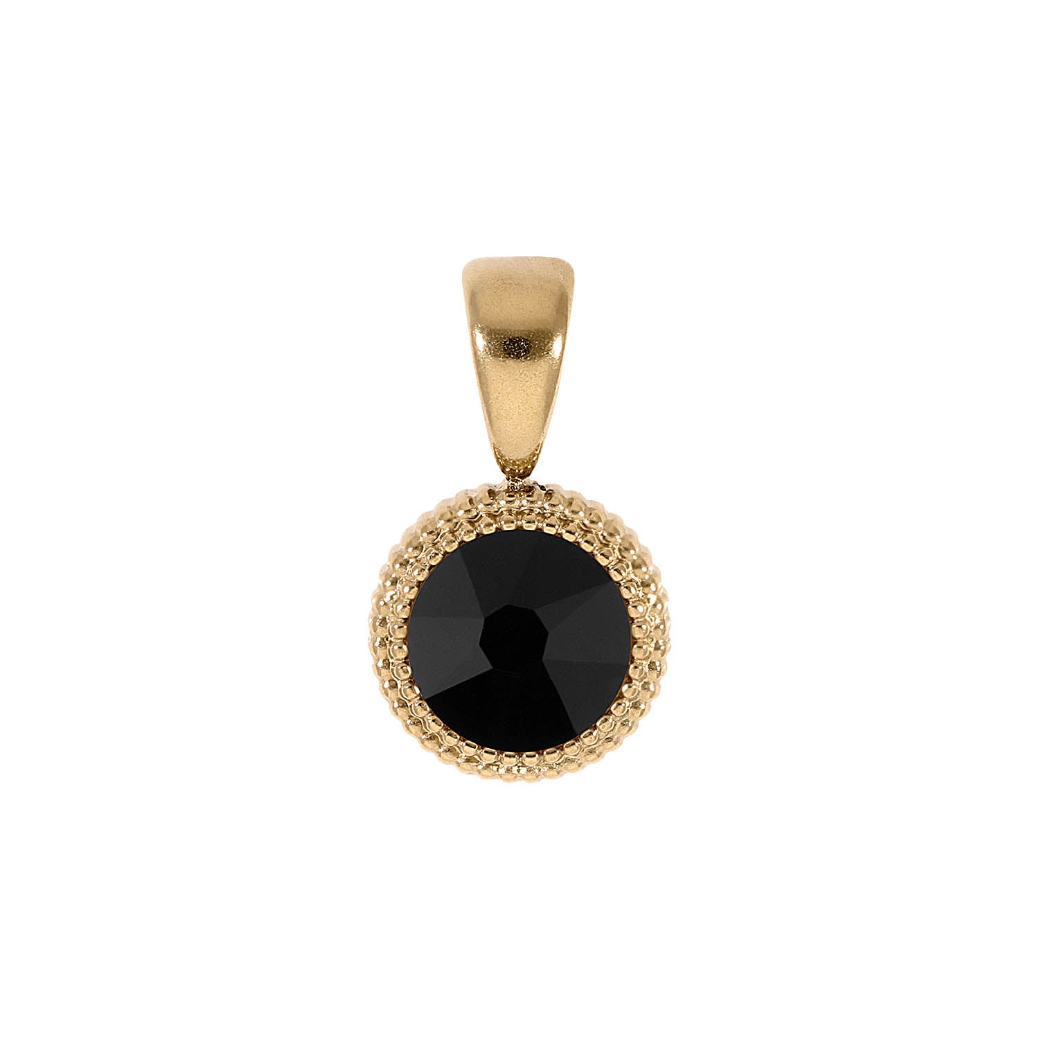 Fabero Flat Anhänger 10 mm - Gold jet