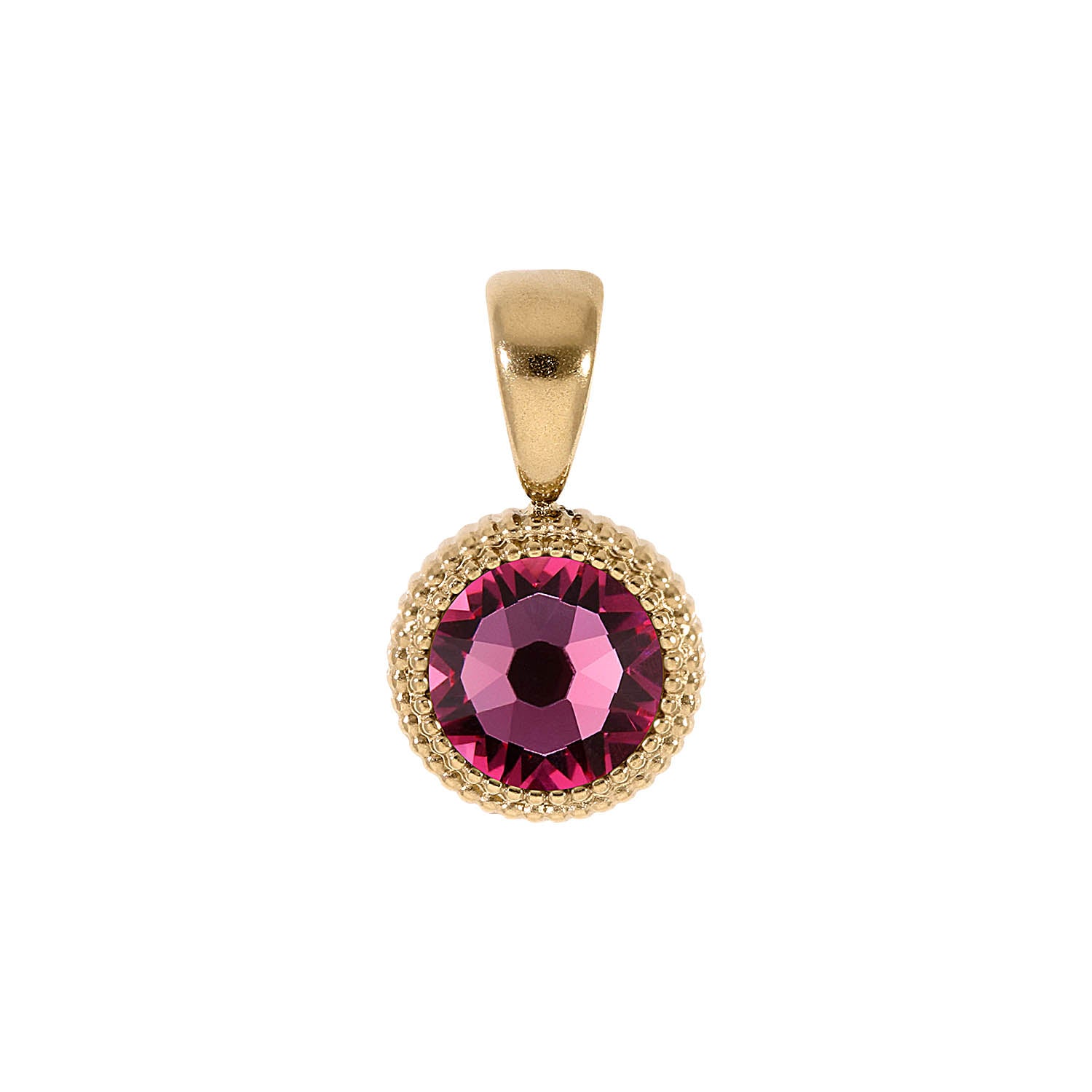 Fabero Flat Anhänger 10 mm - Gold rose