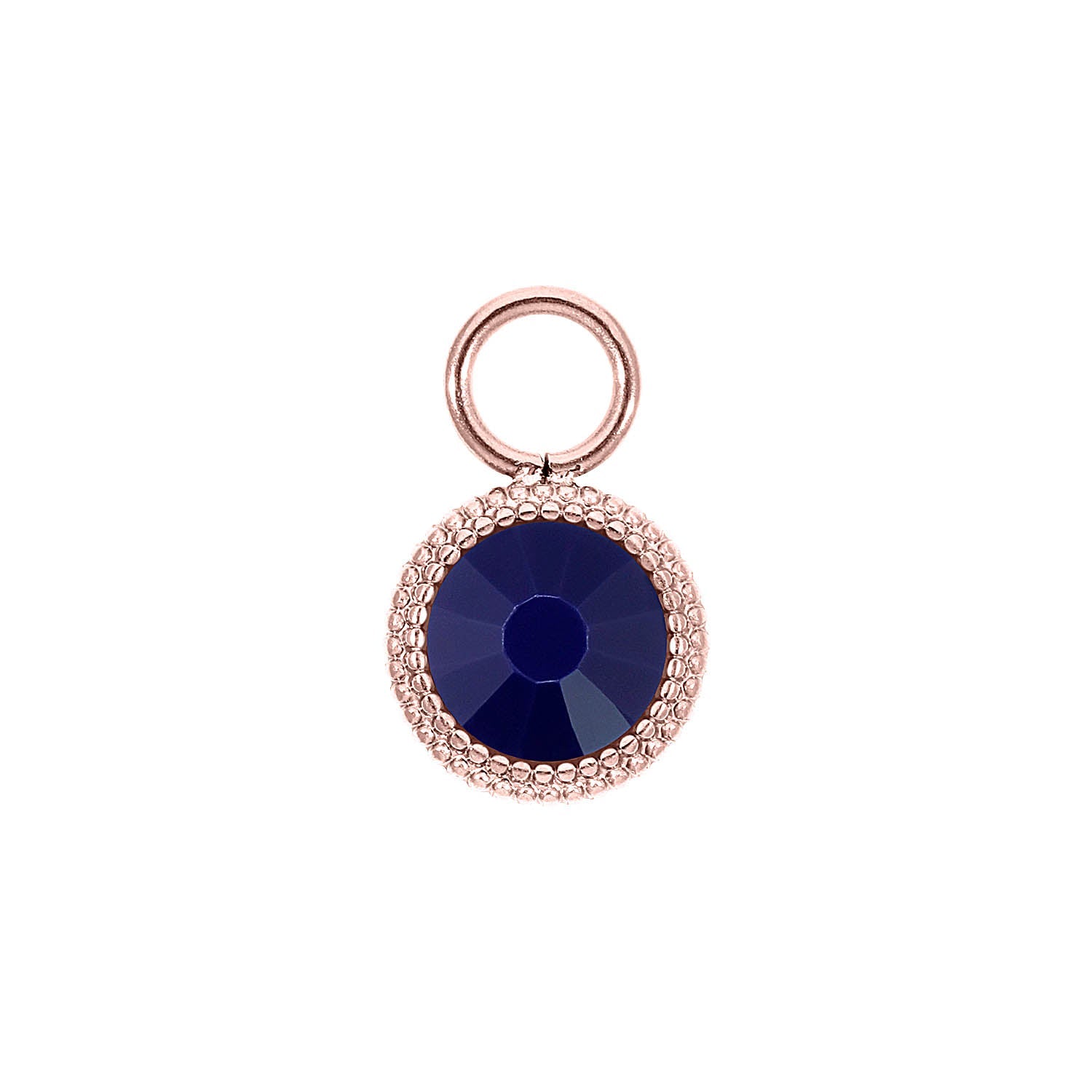 Fabero Flat Charm 10 mm - Rose Gold