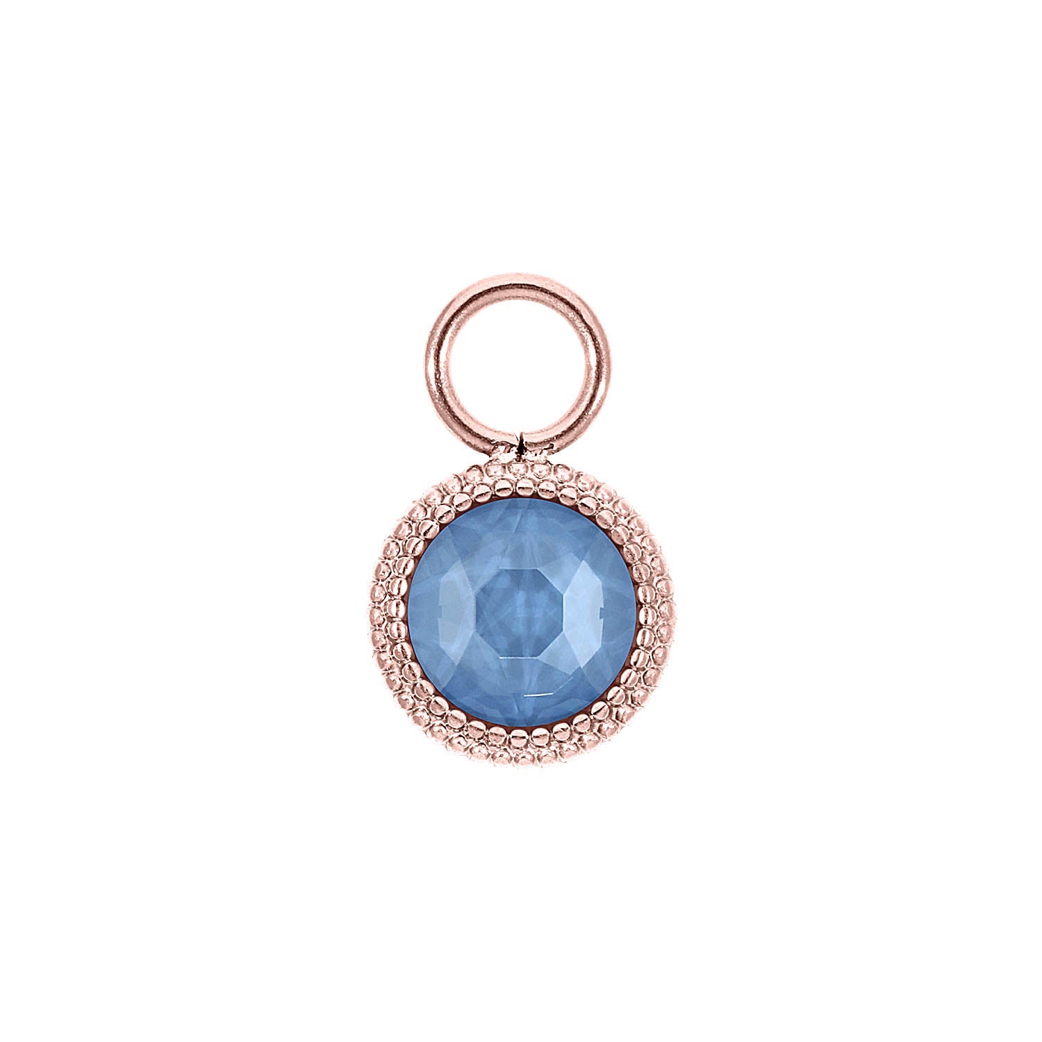 Fabero Flat Charm 10 mm - Rose Gold