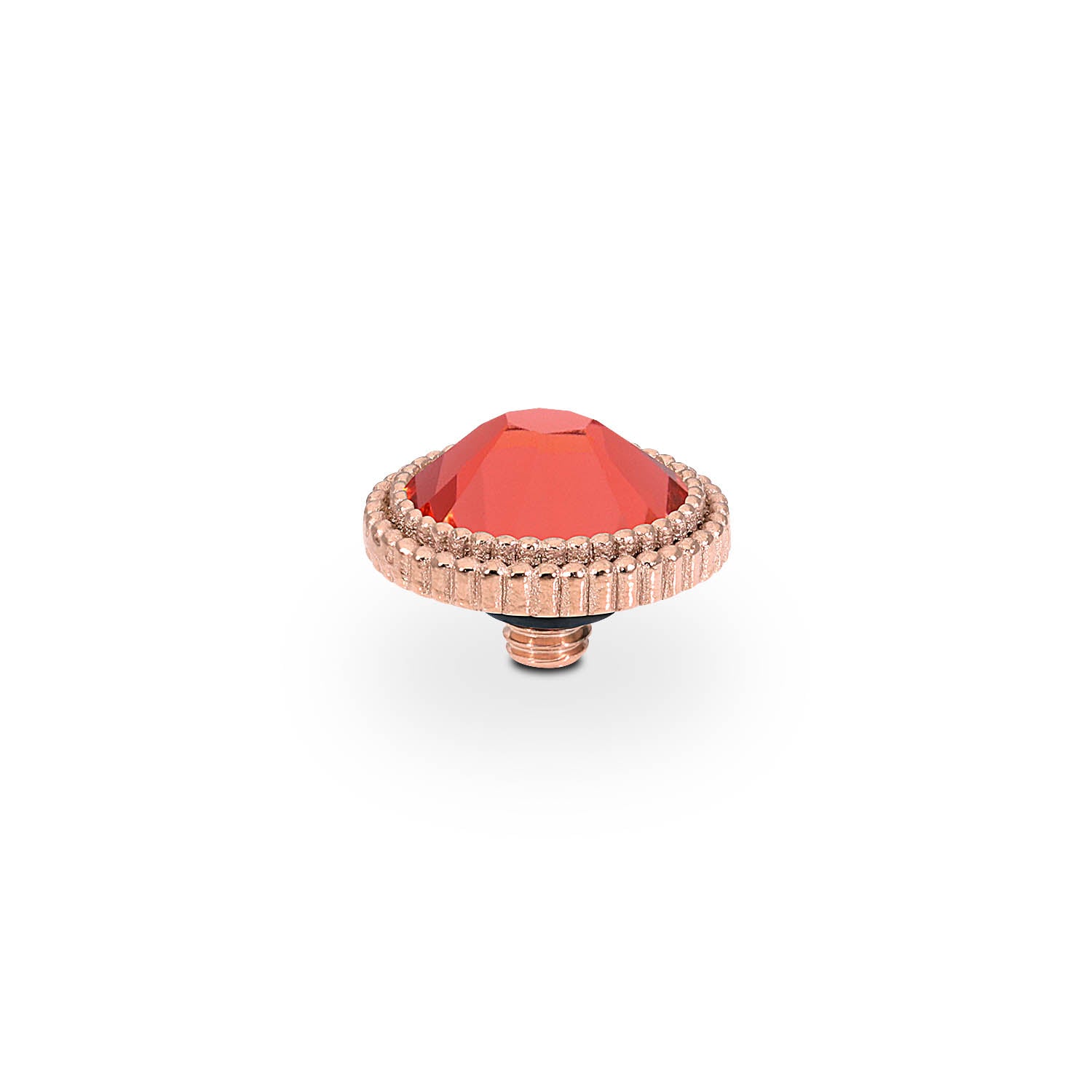 Fabero Flat Top 10 mm - Roségold padparadscha
