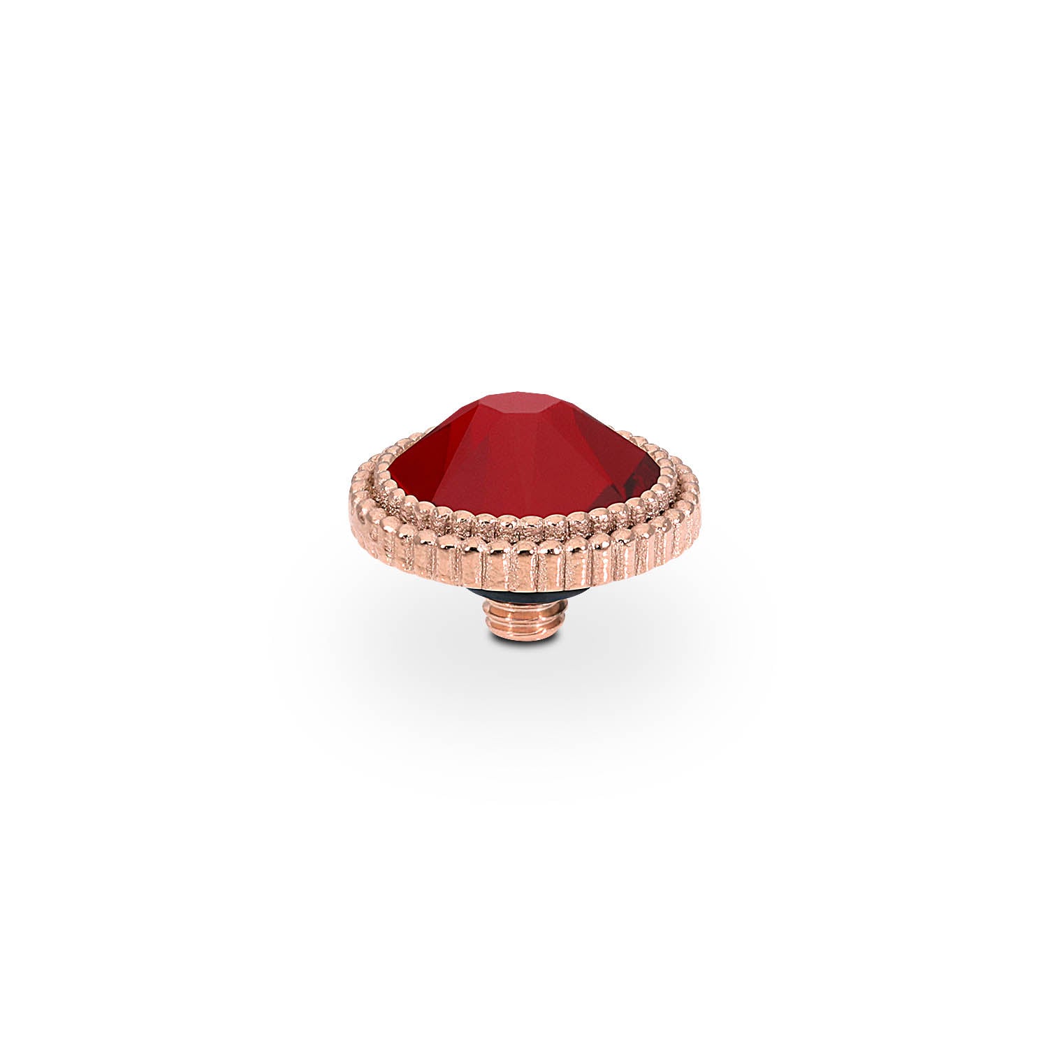Fabero Flat Top 10 mm - Roségold Siam