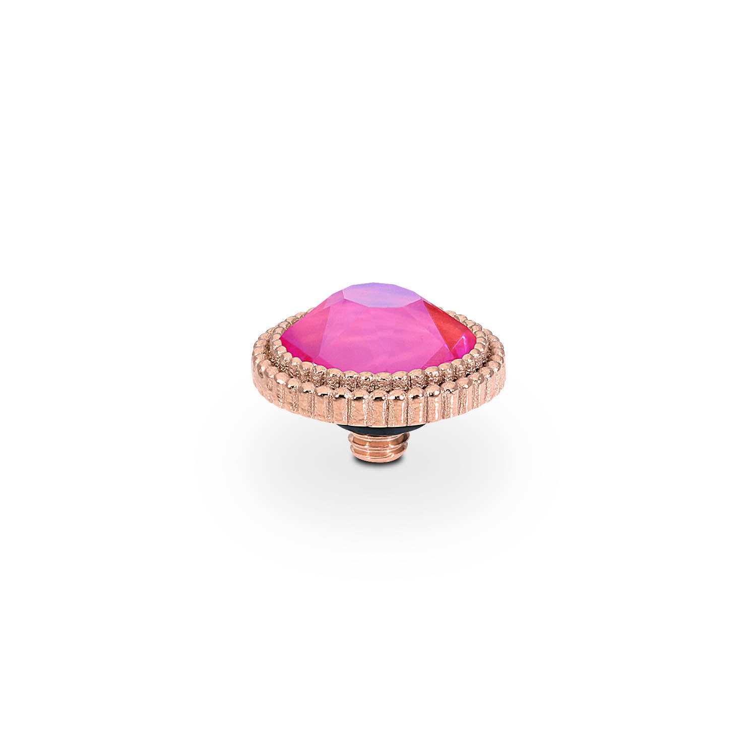 Fabero Flat Top 10 mm - Roségold lotus pink delite