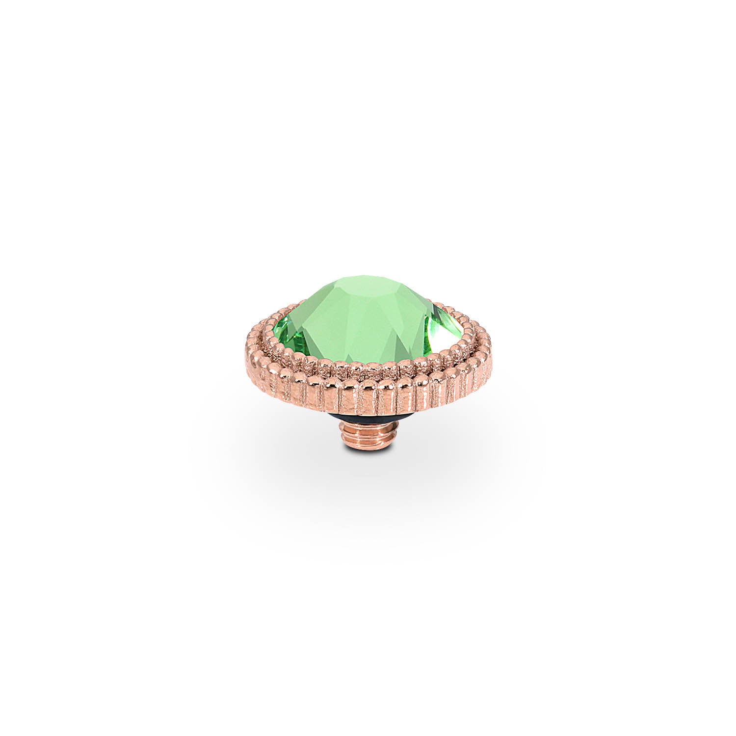 Fabero Flat Top 10 mm - Roségold peridot