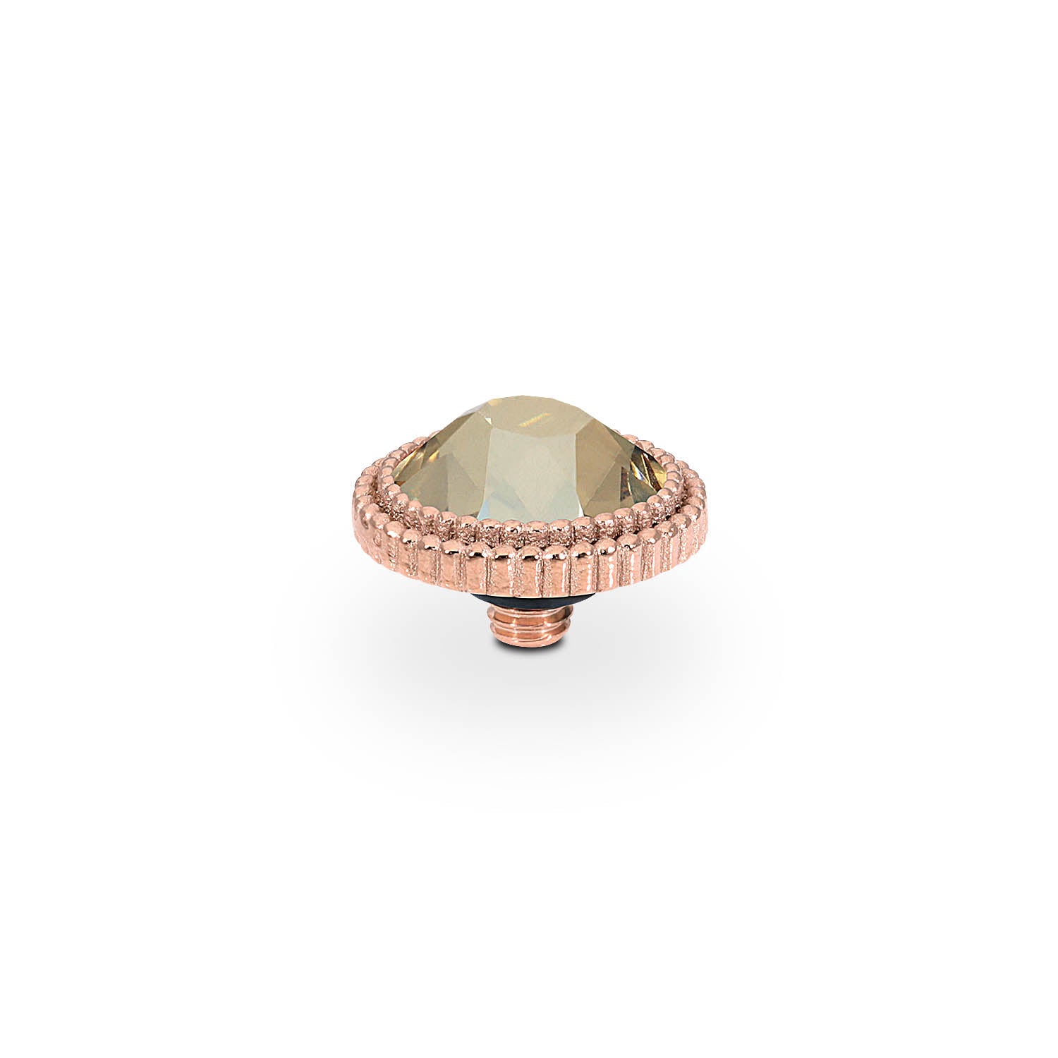 Fabero Flat Top 10 mm - Roségold golden shadow
