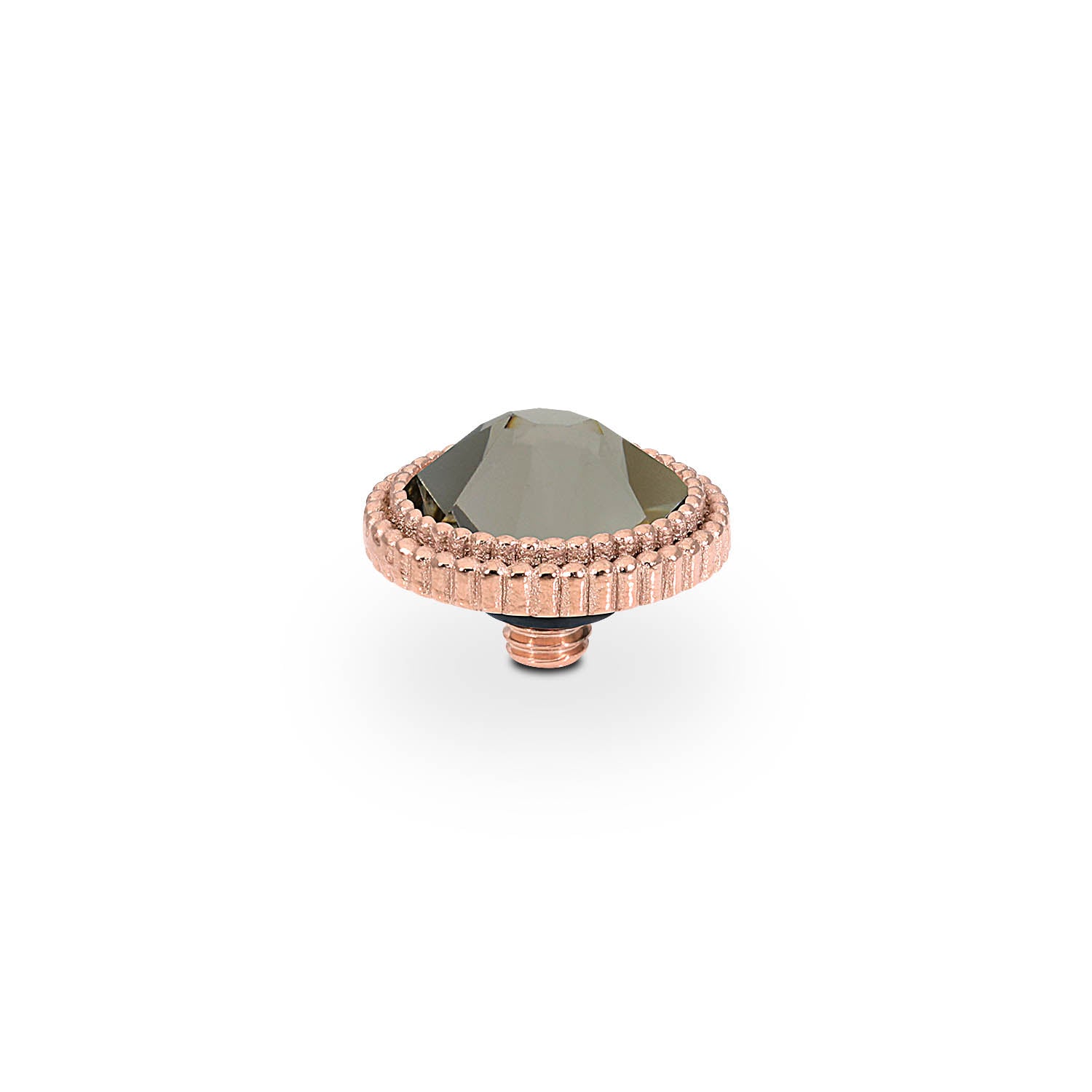 Fabero Flat Top 10 mm - Roségold Greige
