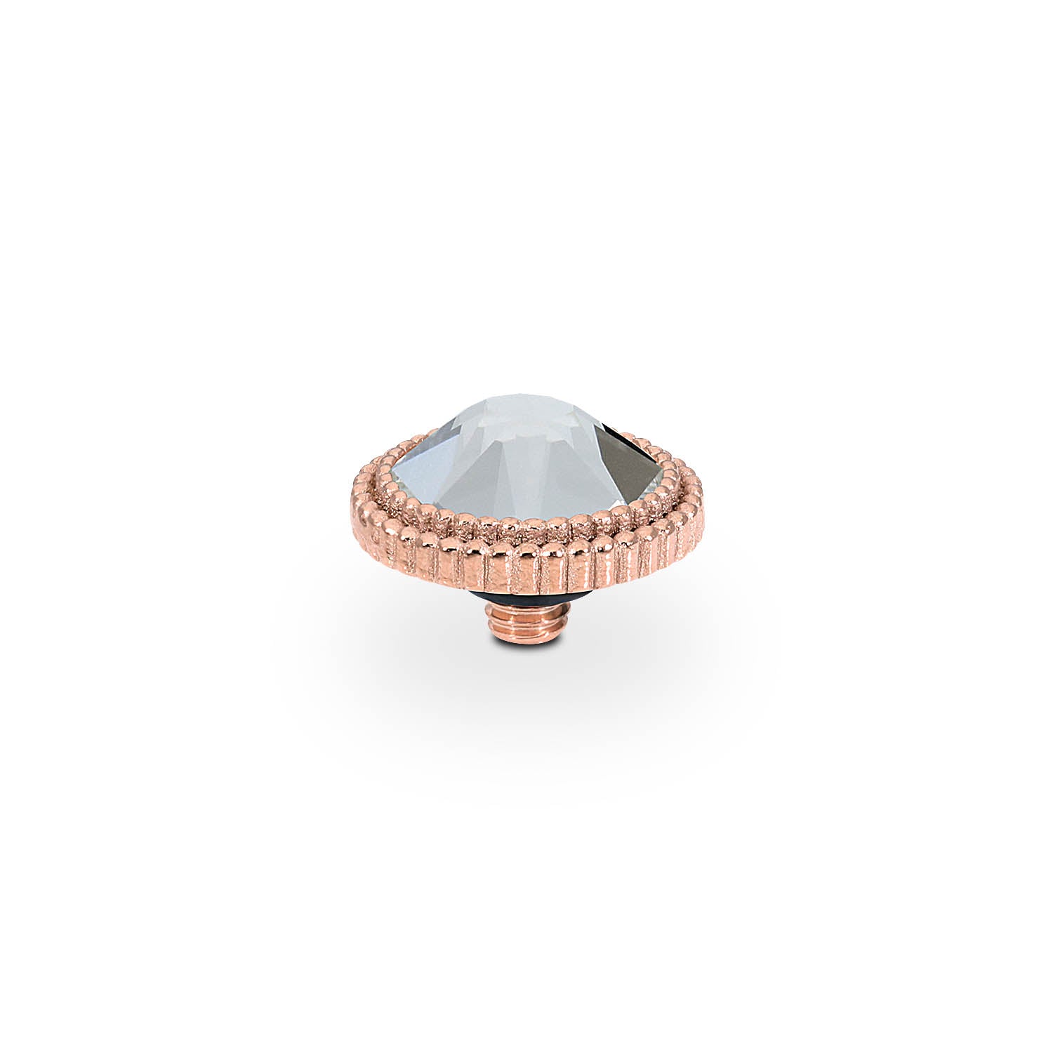 Fabero Flat Top 10 mm - Roségold crystal