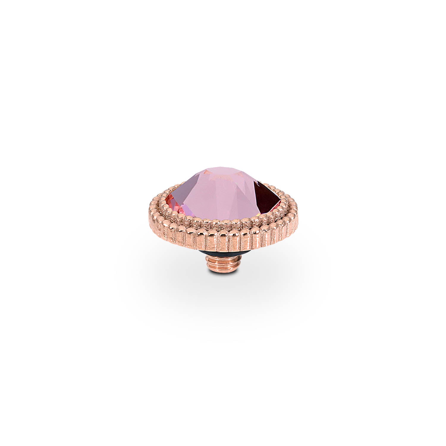 Fabero Flat Top 10 mm - Roségold Light Rose