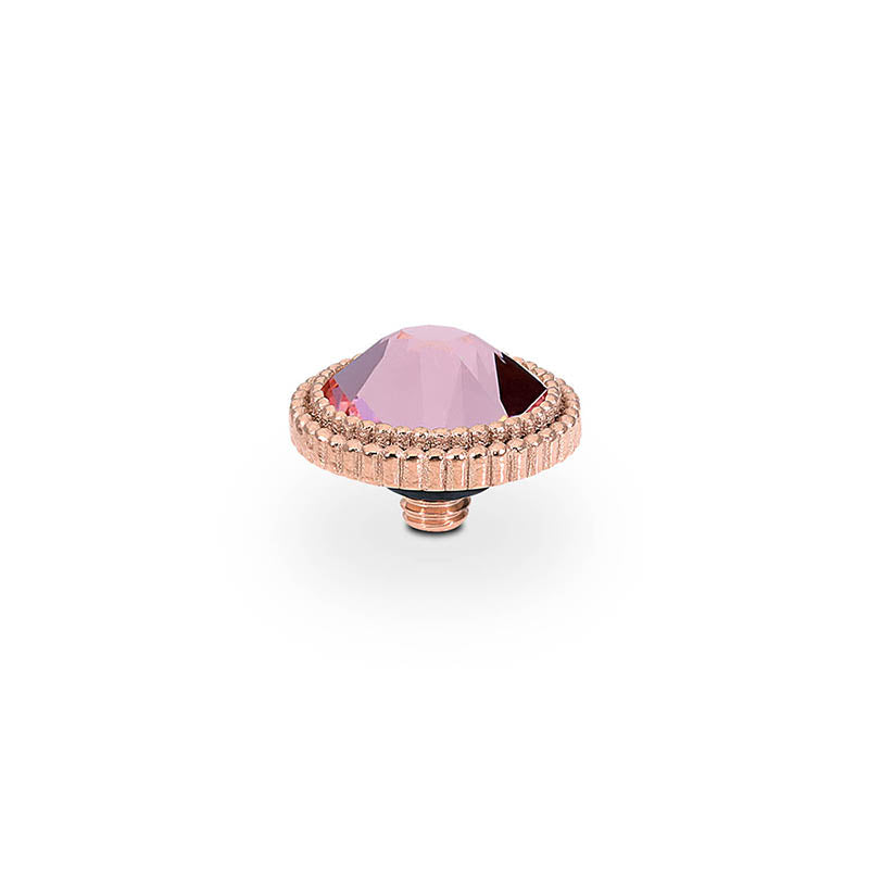 Fabero Flat Top 10 mm - Roségold Light Rose