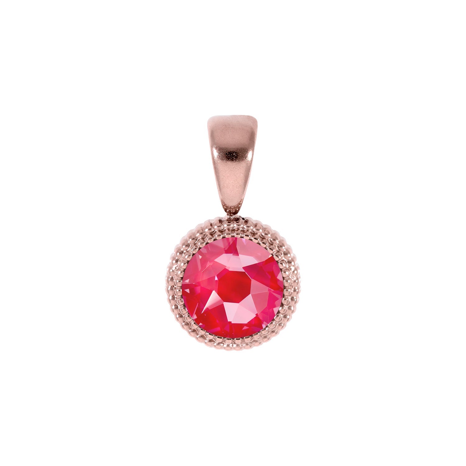 Fabero Flat Anhänger 10 mm - Roségold