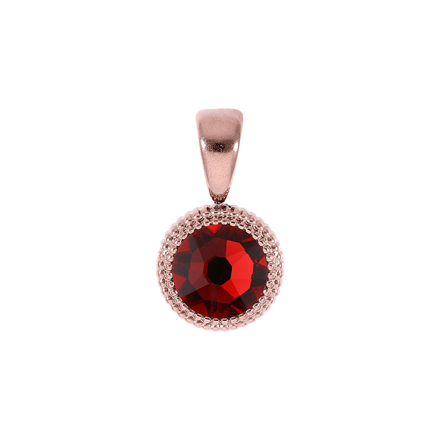 Fabero Flat Anhänger 10 mm - Roségold scarlet