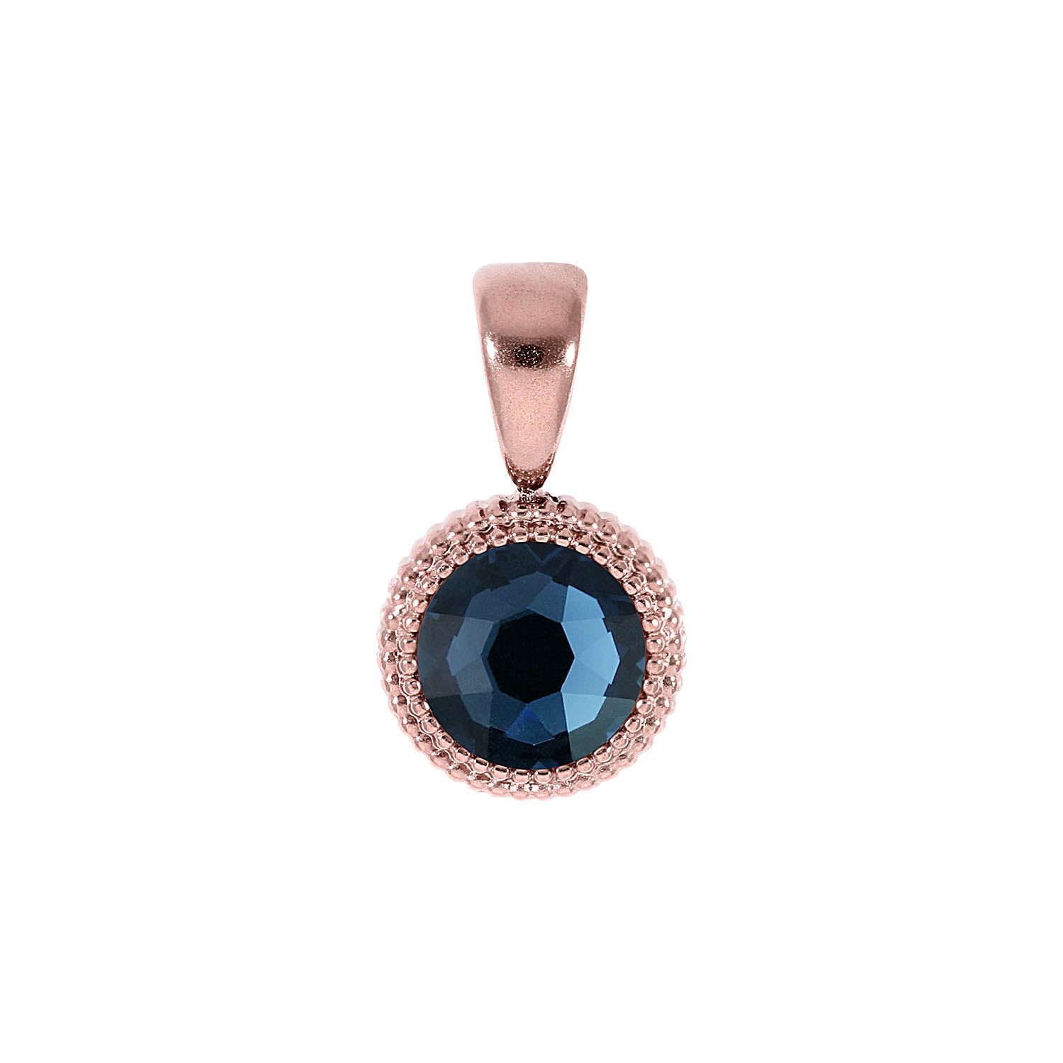 Fabero Flat Anhänger 10 mm - Roségold montana