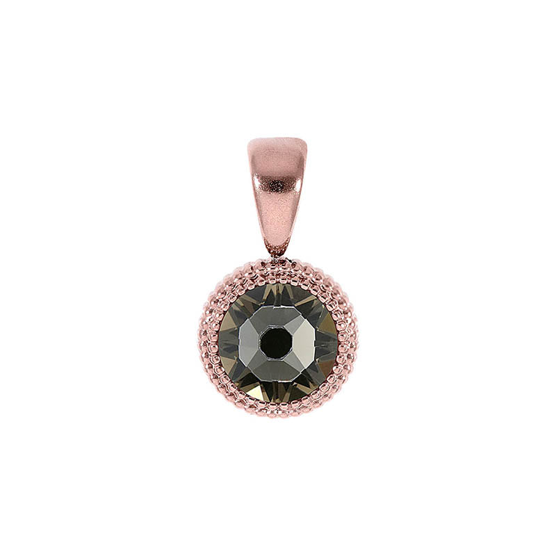 Fabero Flat Anhänger 10 mm - Roségold Greige