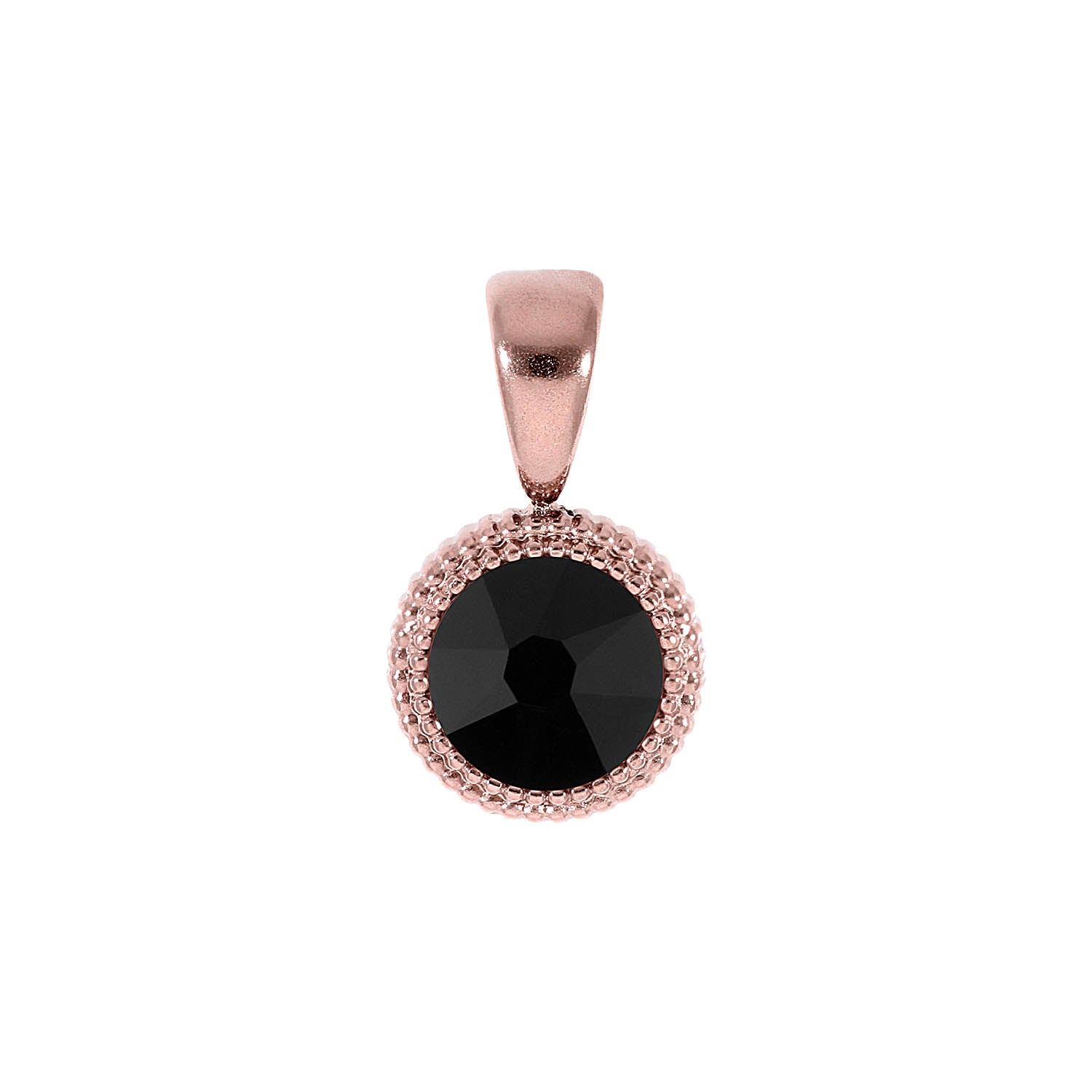 Fabero Flat Anhänger 10 mm - Roségold jet
