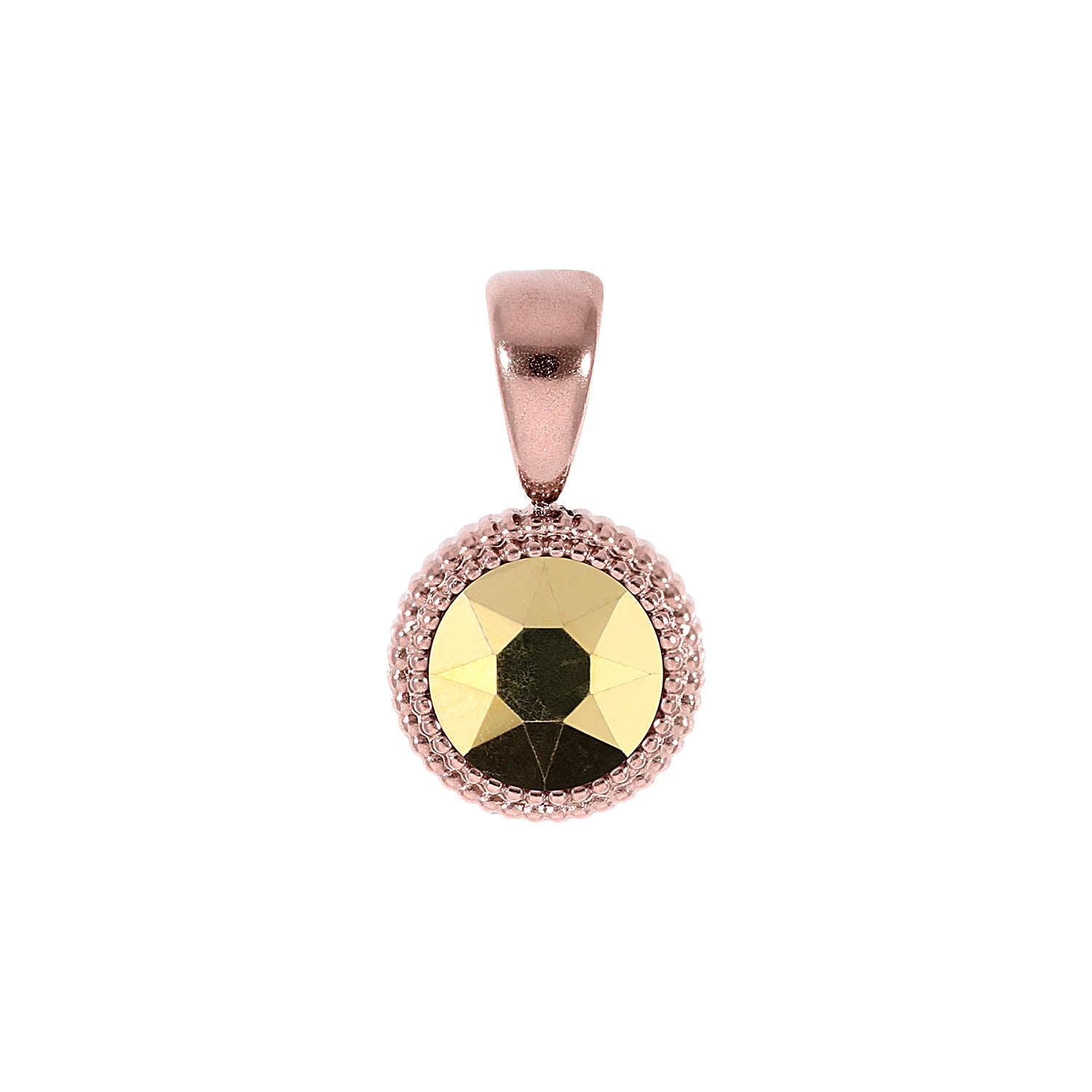 Fabero Flat Anhänger 10 mm - Roségold