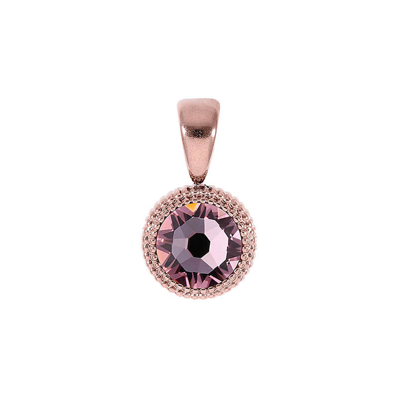 Fabero Flat Anhänger 10 mm - Roségold Light Rose