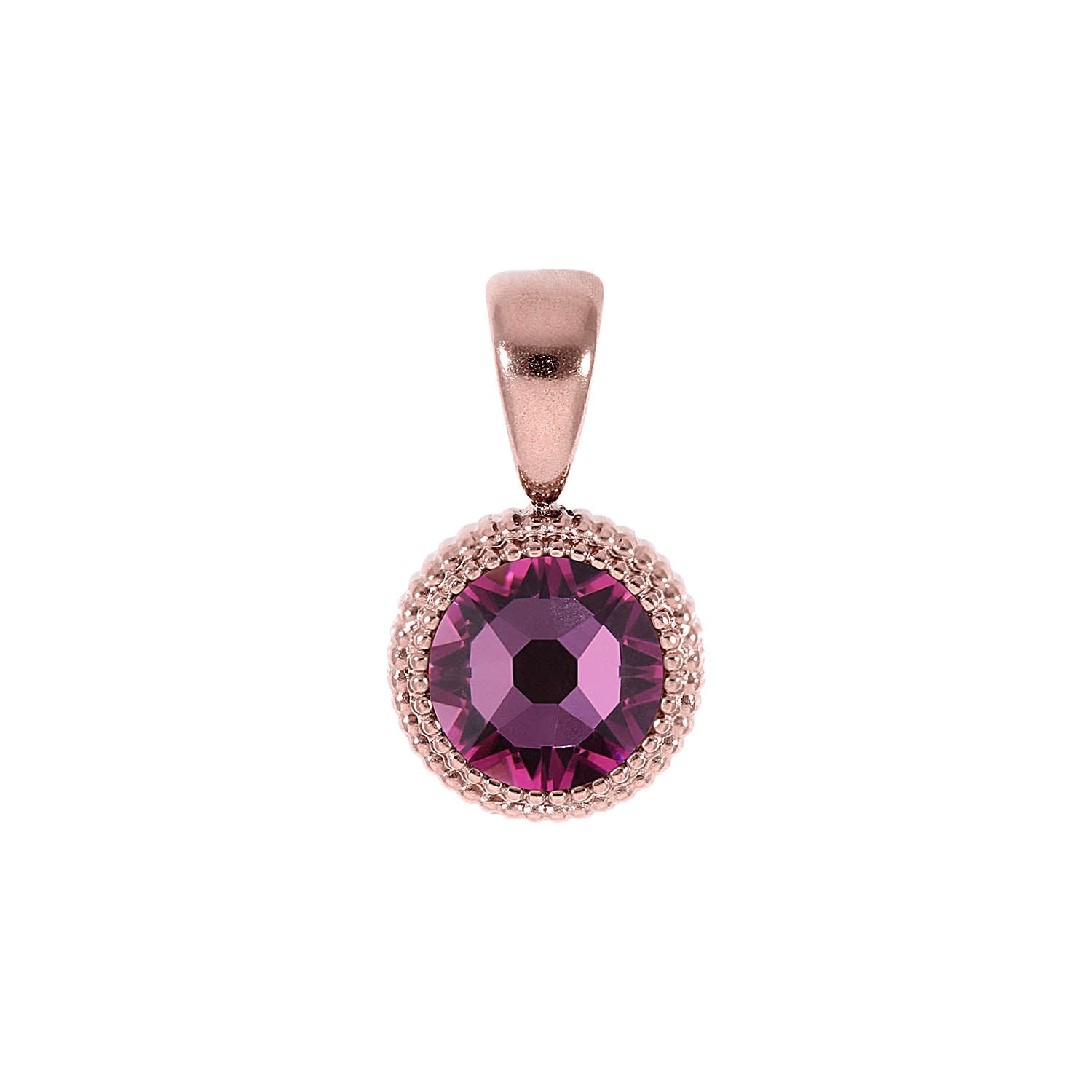 Fabero Flat Anhänger 10 mm - Roségold