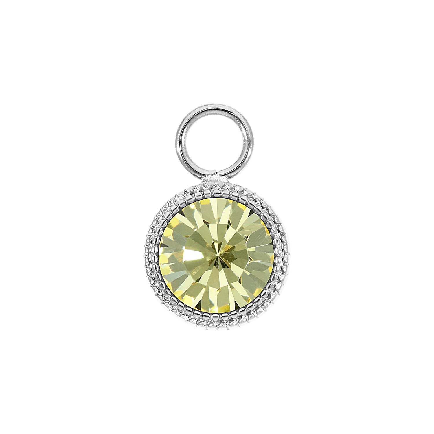 Fabero Charm 11 mm - Silber Jonquil