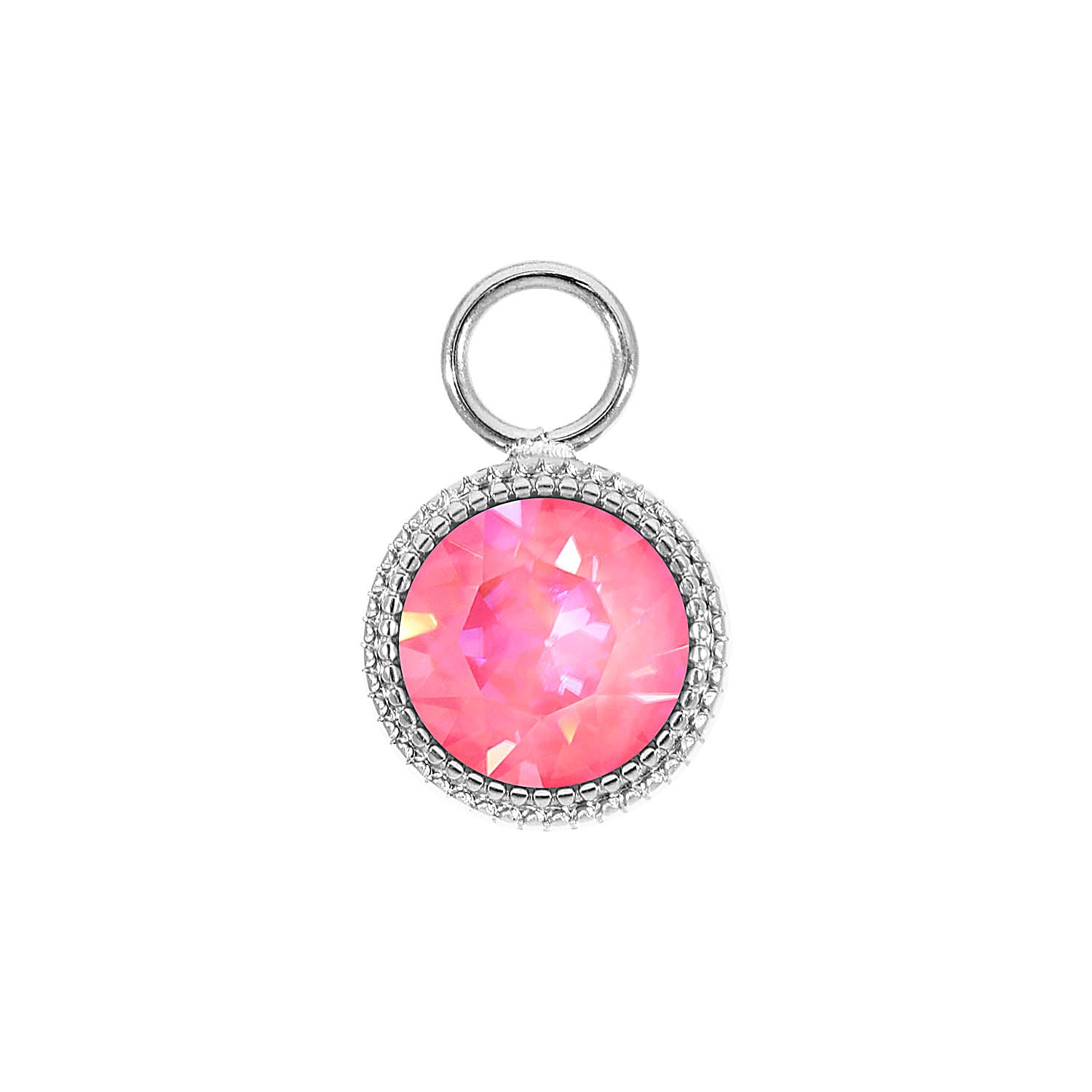 Fabero Charm 11 mm - Silber lotus pink delite