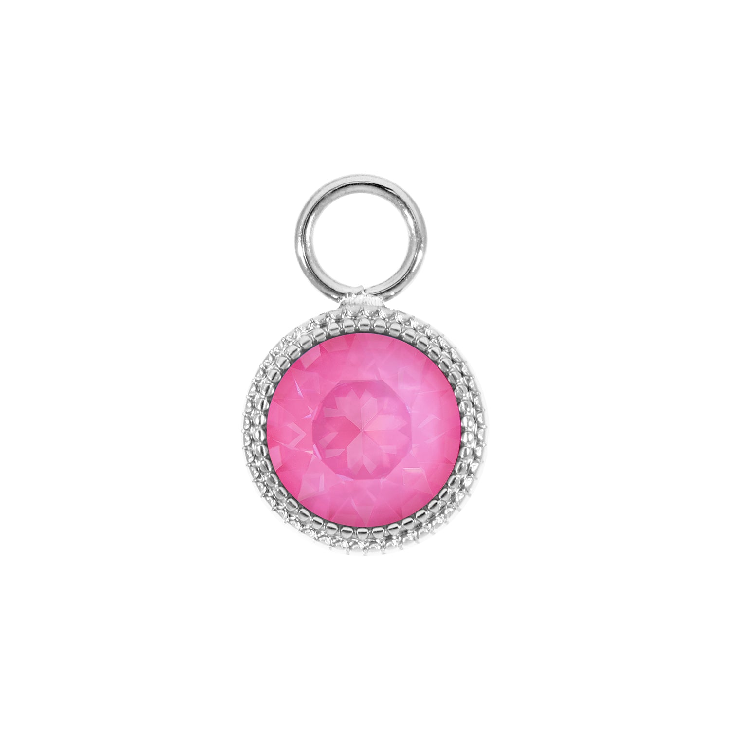 Fabero Charm 11 mm - Silber Crystal Dahlia Ignite
