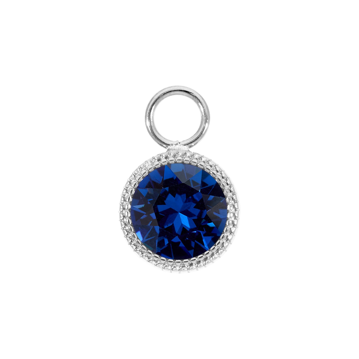 Fabero Charm 11 mm - Silber ReCreated Dark Sapphire