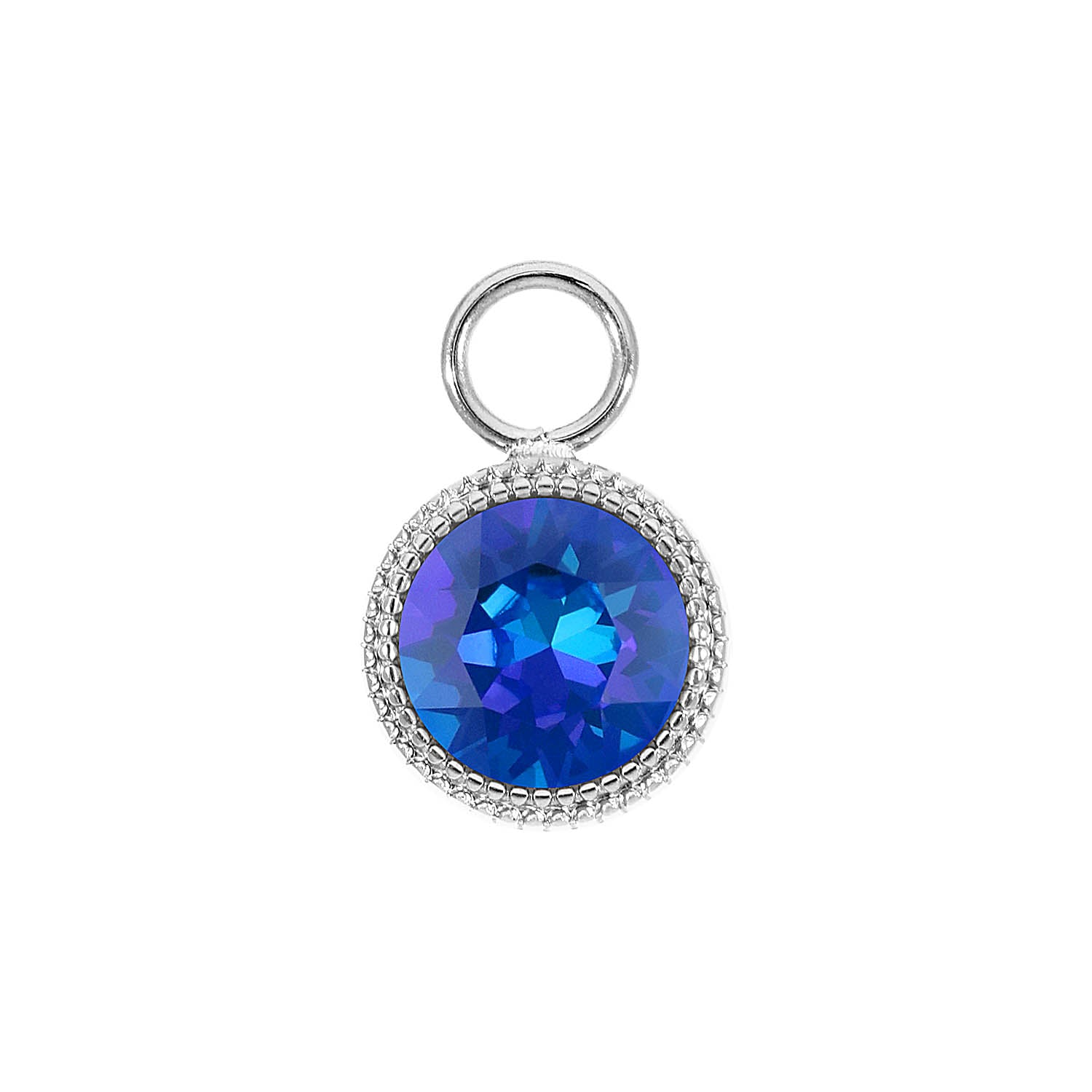 Fabero Charm 11 mm - Silber royal blue delite