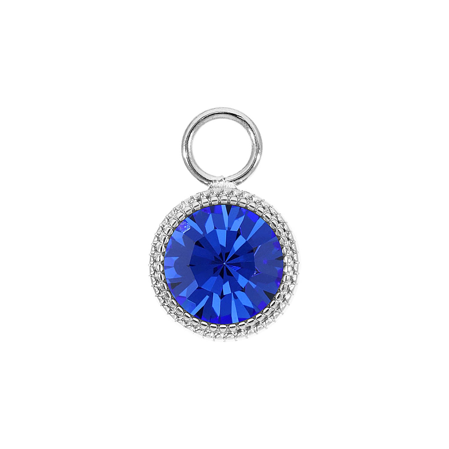Fabero Charm 11 mm - Silber sapphire