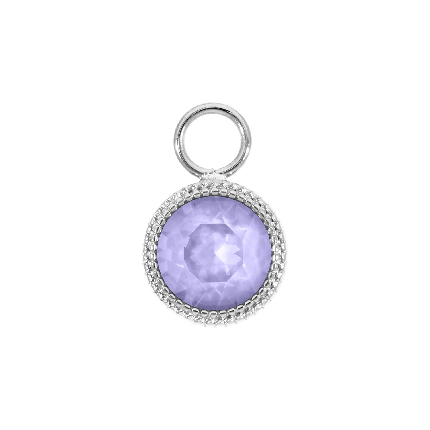 Fabero Charm 11 mm - Silber Crystal Purple Ignite