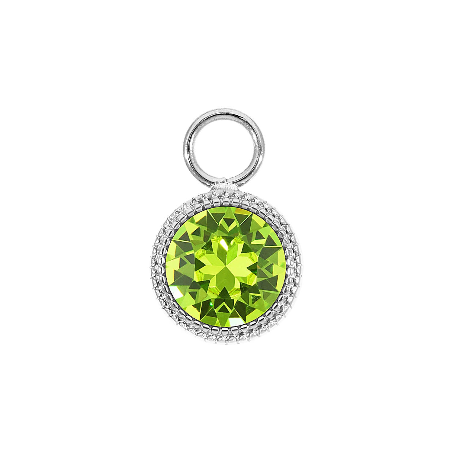 Fabero Charm 11 mm - Silber Citrus Green