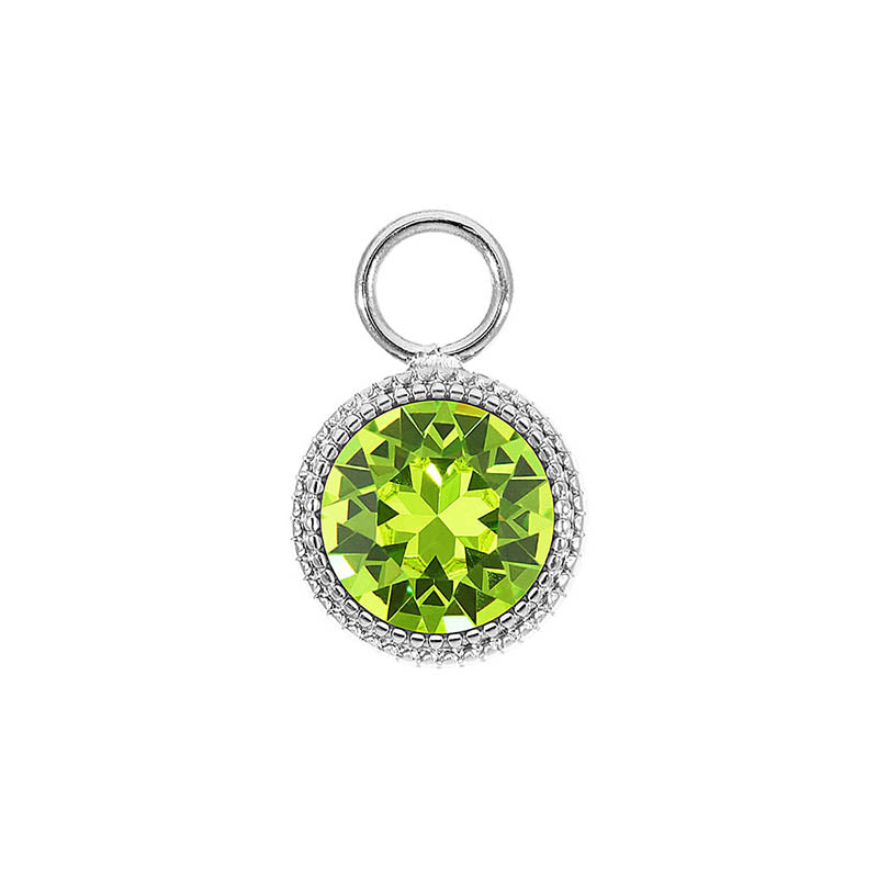 Fabero Charm 11 mm - Silber Citrus Green