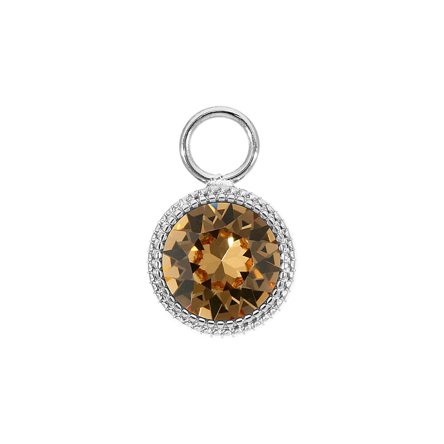 Fabero Charm 11 mm - Silber light colorado topaz