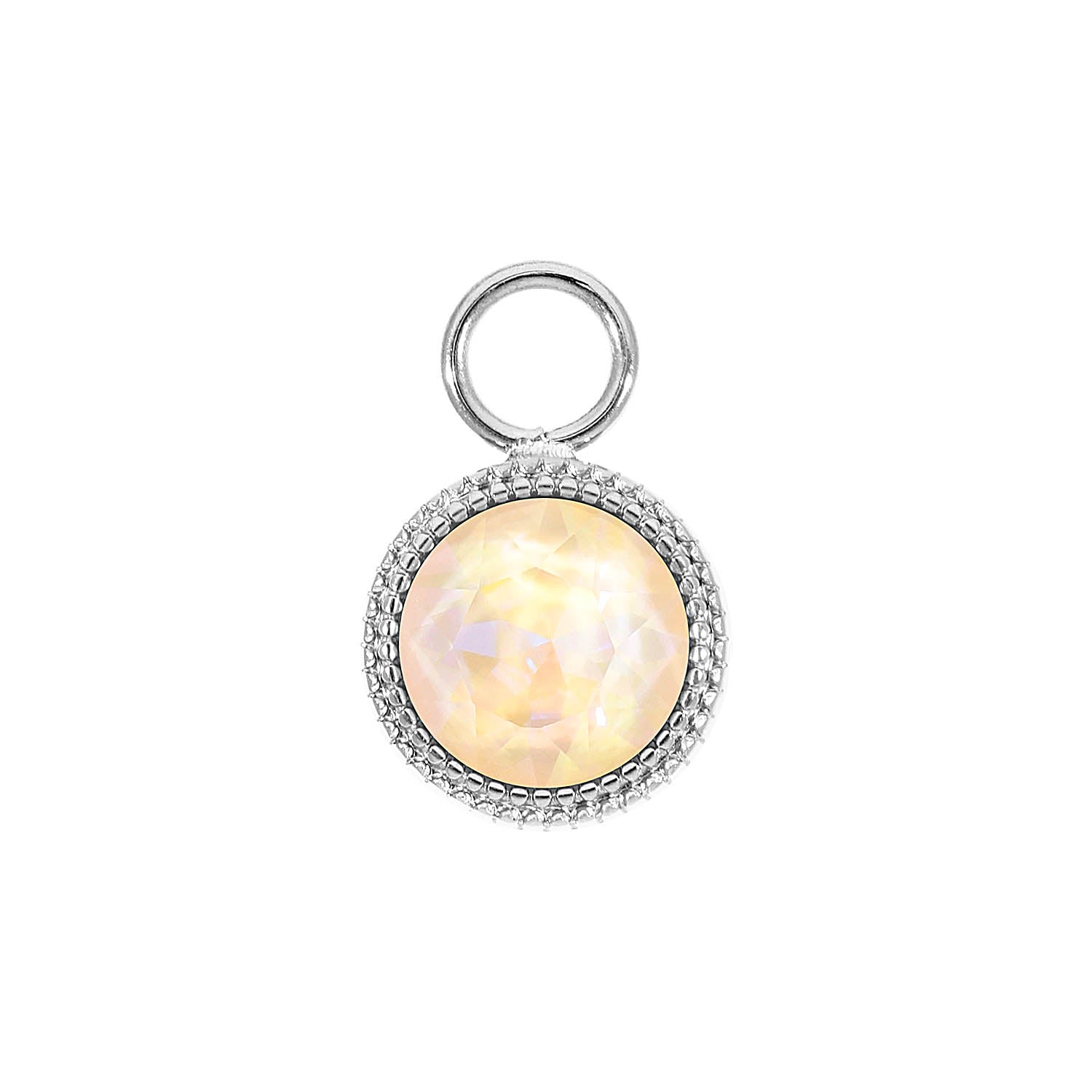 Fabero Charm 11 mm - Silber ivory cream delite