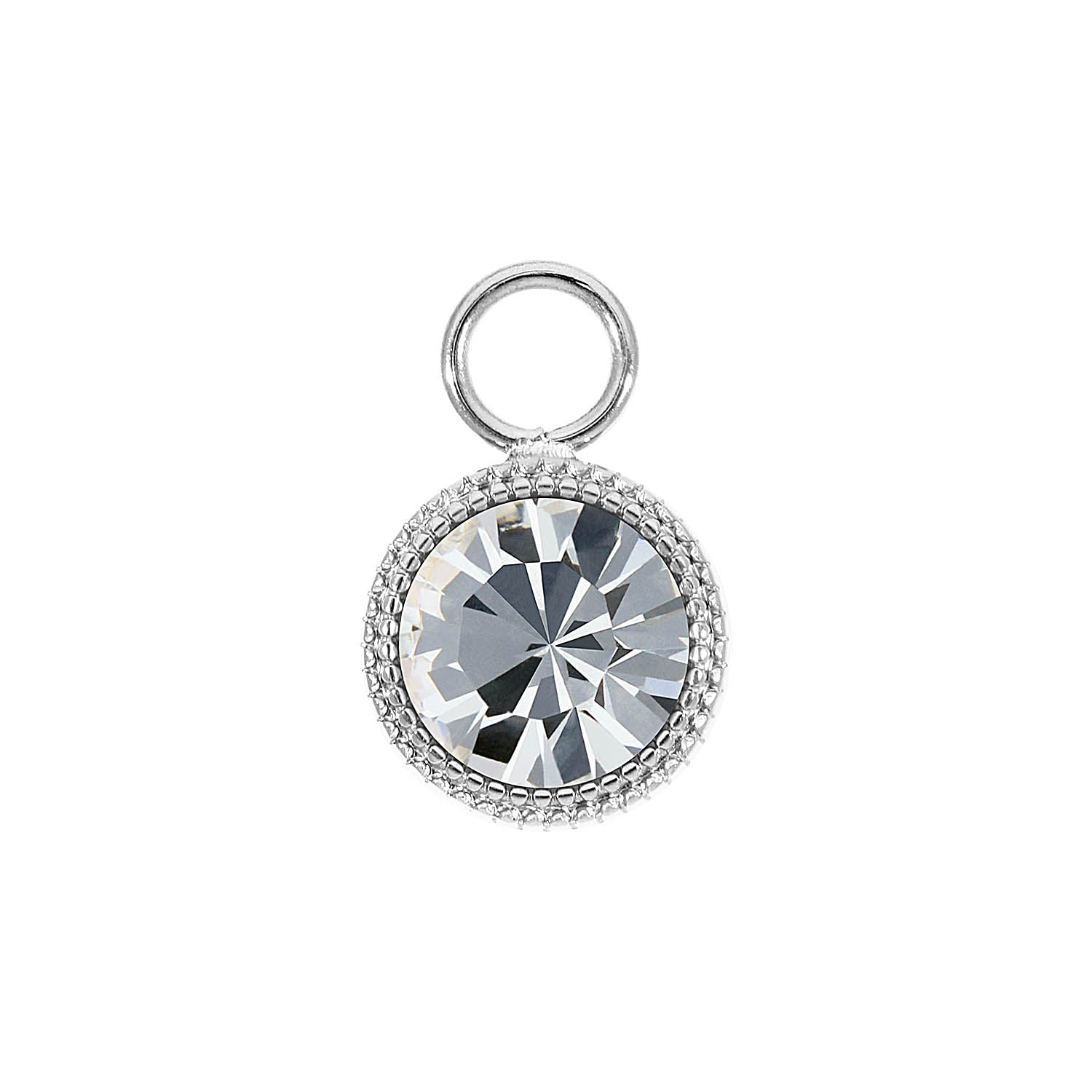Fabero Charm 11 mm - Silber crystal