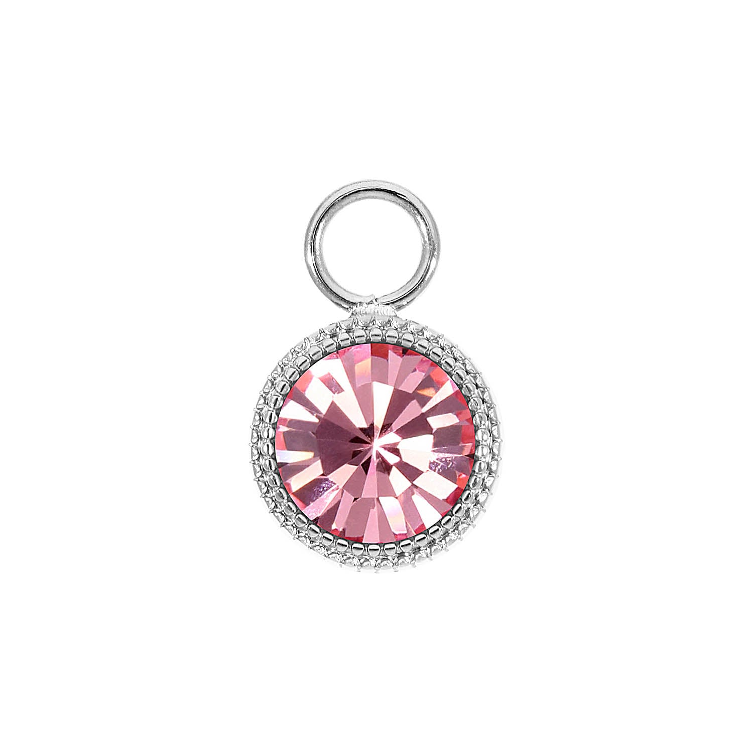 Fabero Charm 11 mm - Silber Light Rose
