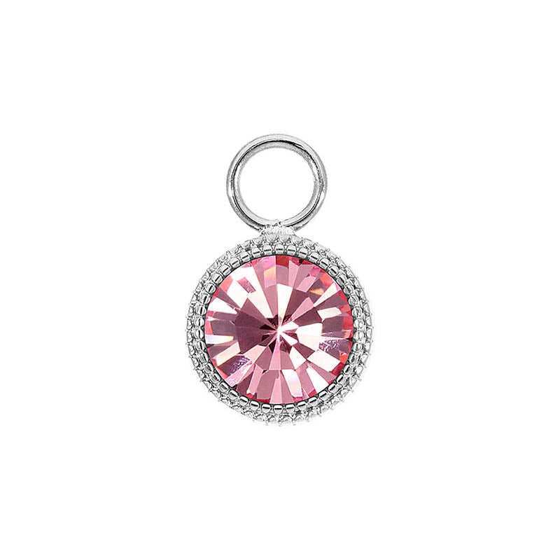 Fabero Charm 11 mm - Silber Light Rose