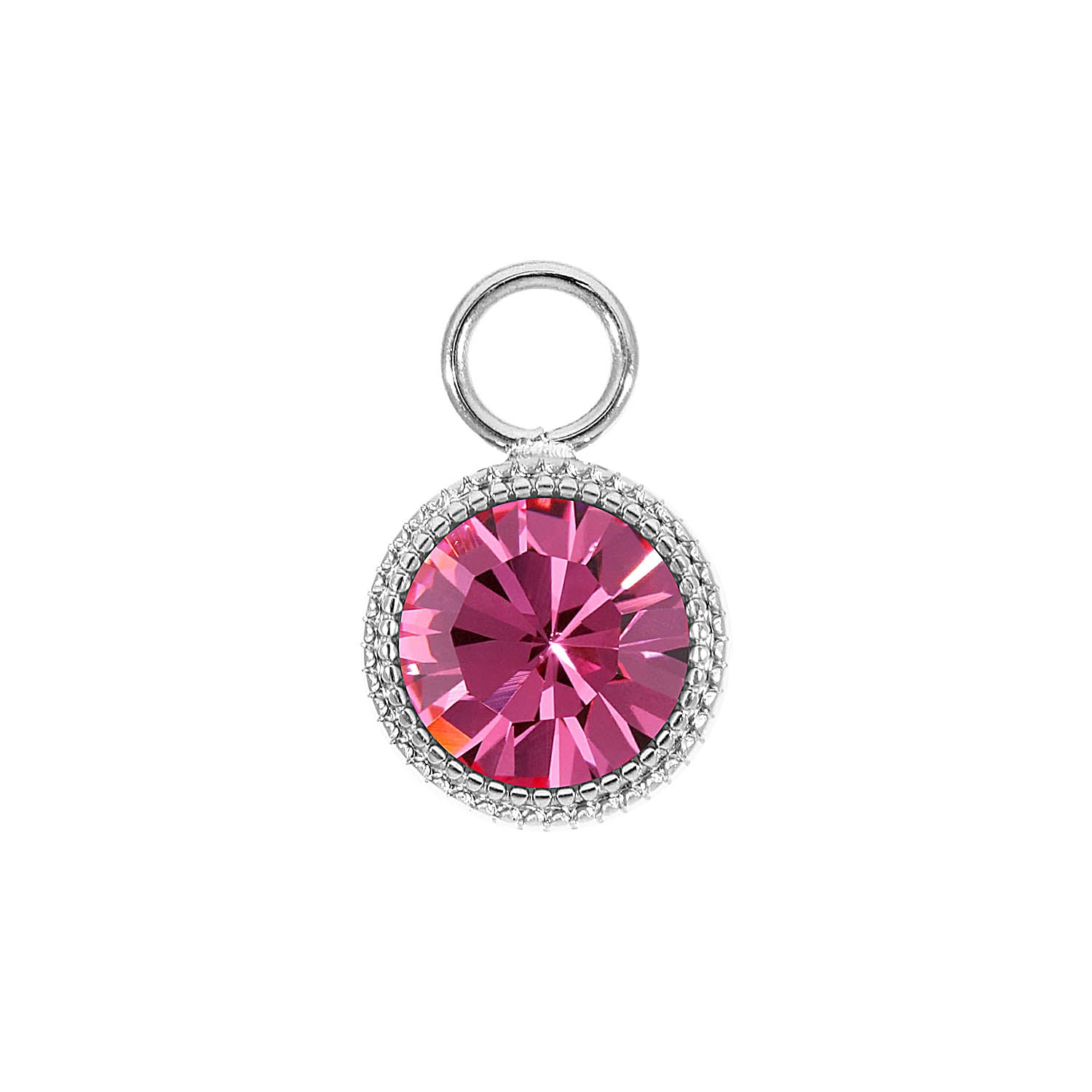 Fabero Charm 11 mm - Silber rose